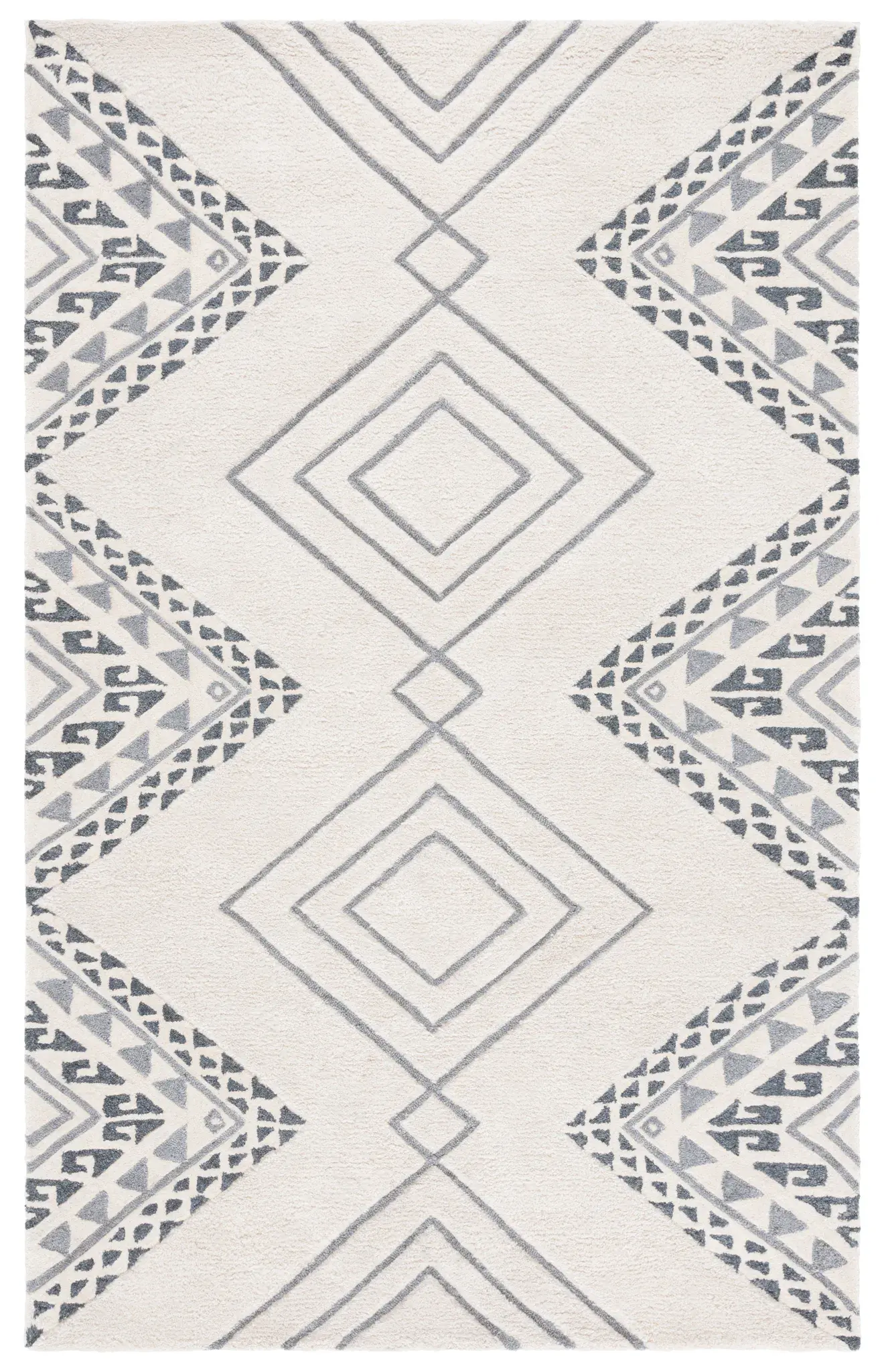 Casablanca Diamond Chevron Hand-Tufted Rug