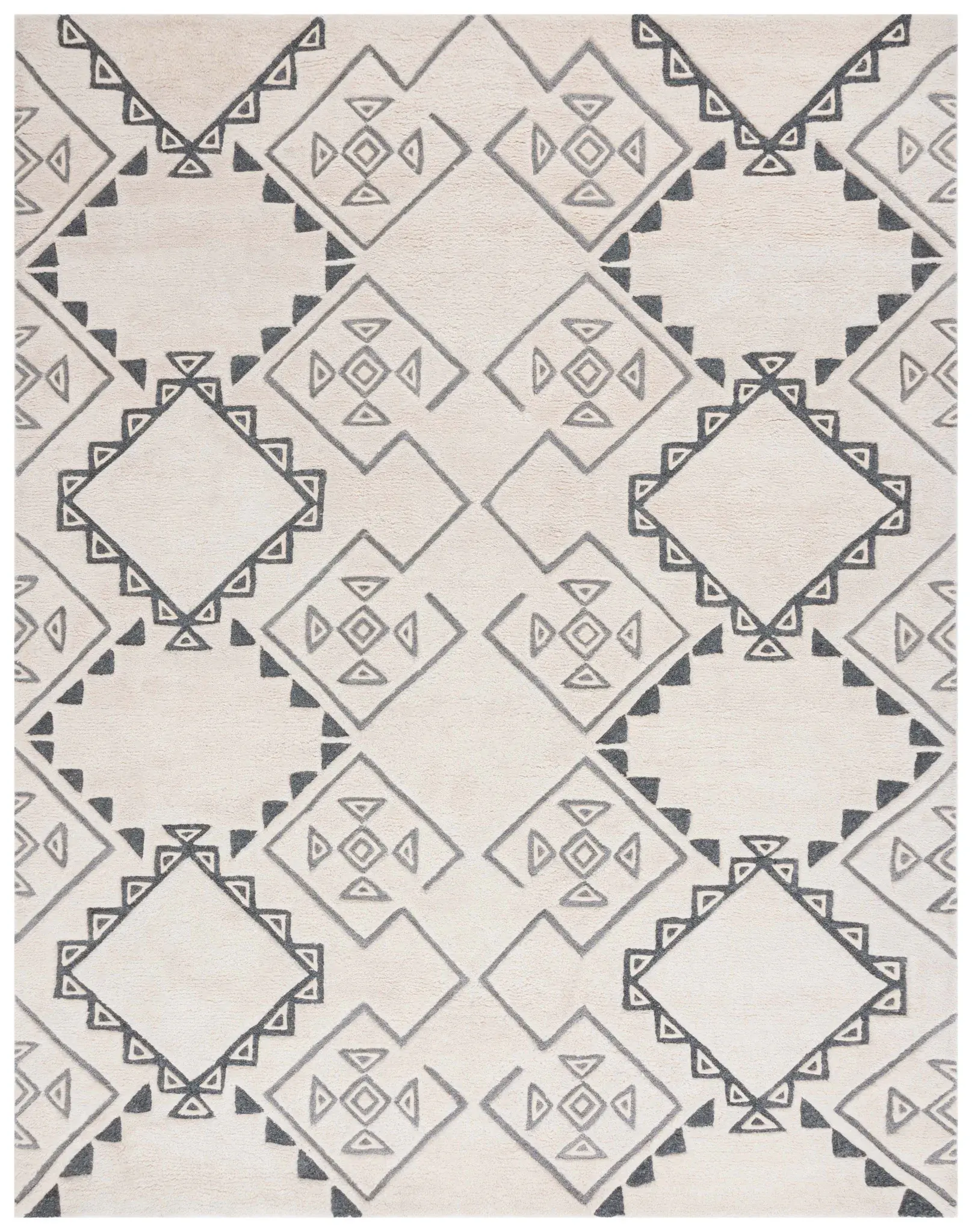 Casablanca Diamond Hand-Tufted Shag Rug