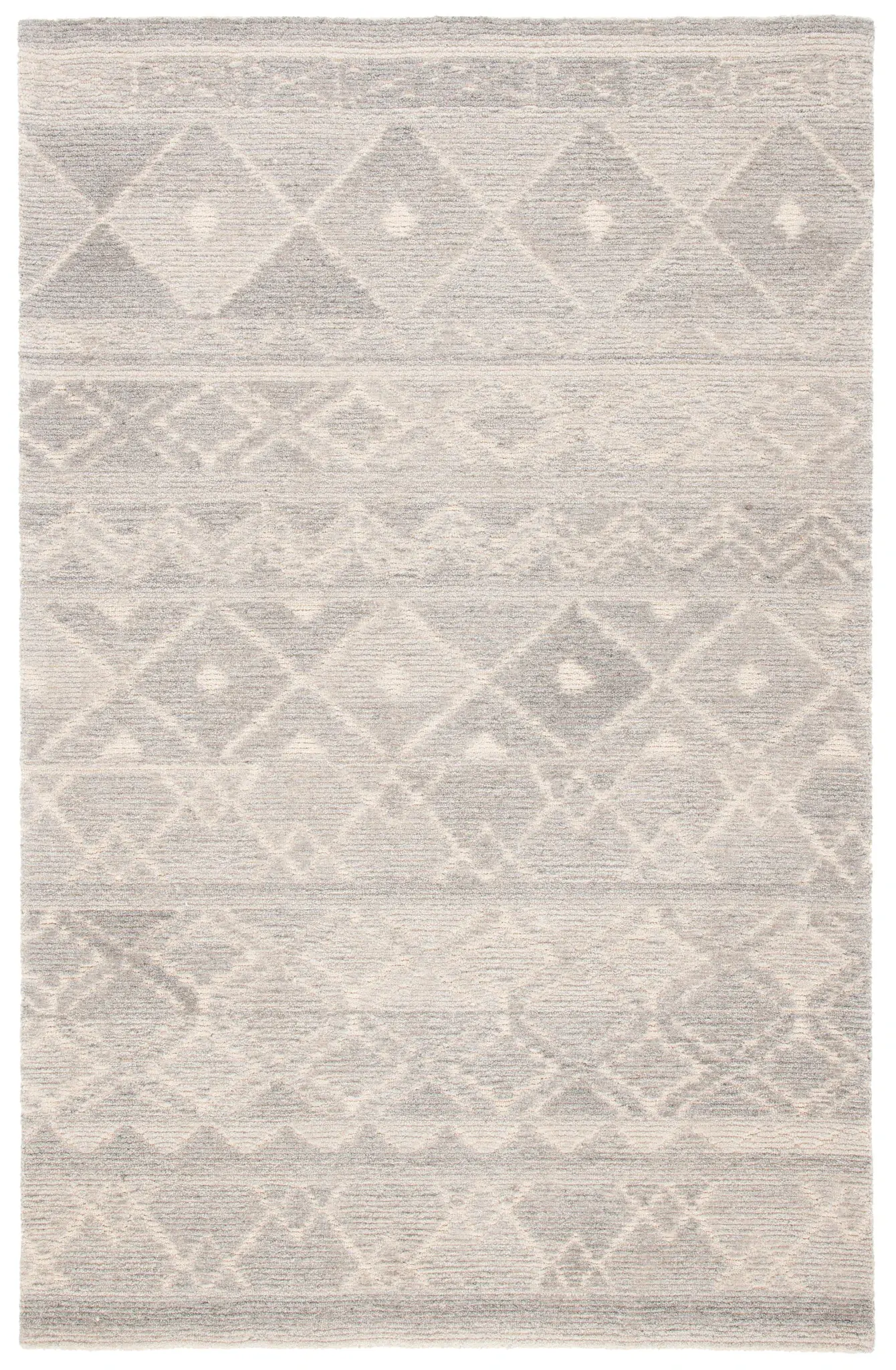 Casablanca Banded Diamond Hand-Tufted Rug