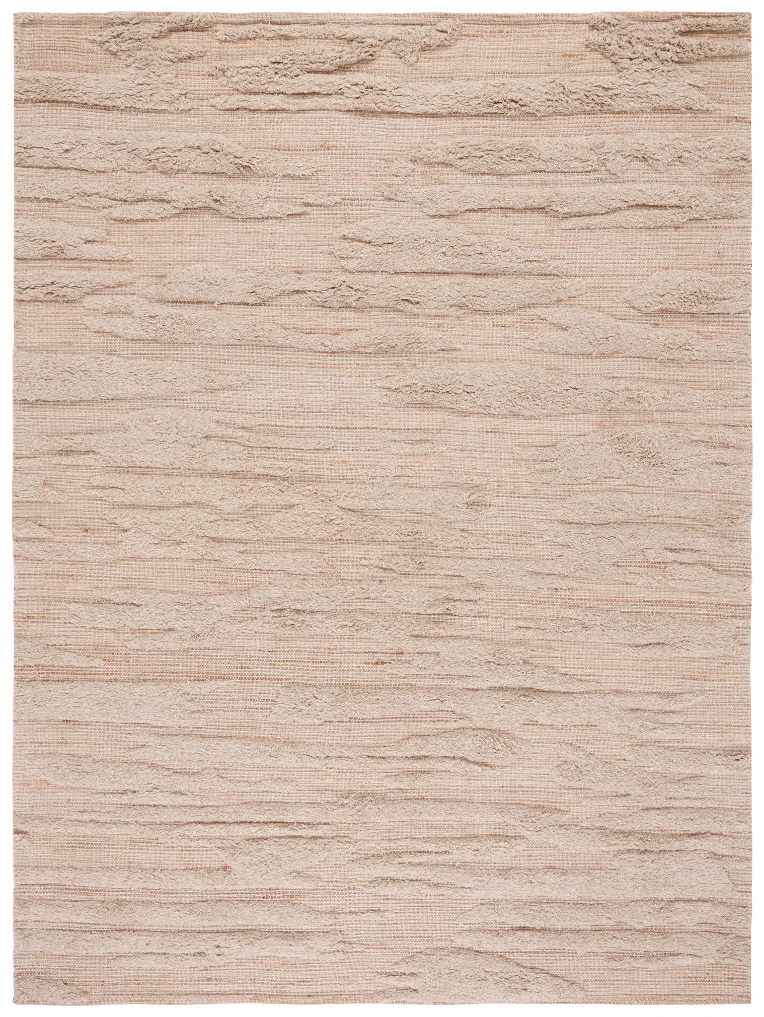 Casablanca Raised Stripe Flatweave Wool Rug