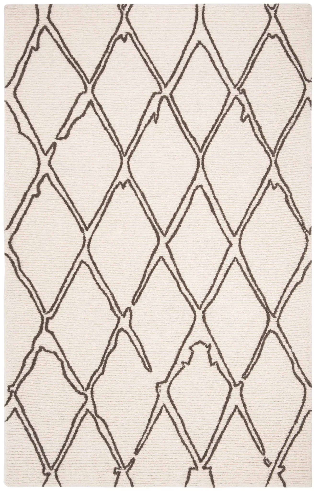 Casablanca Elongated Diamond Hand-Tufted Wool Rug
