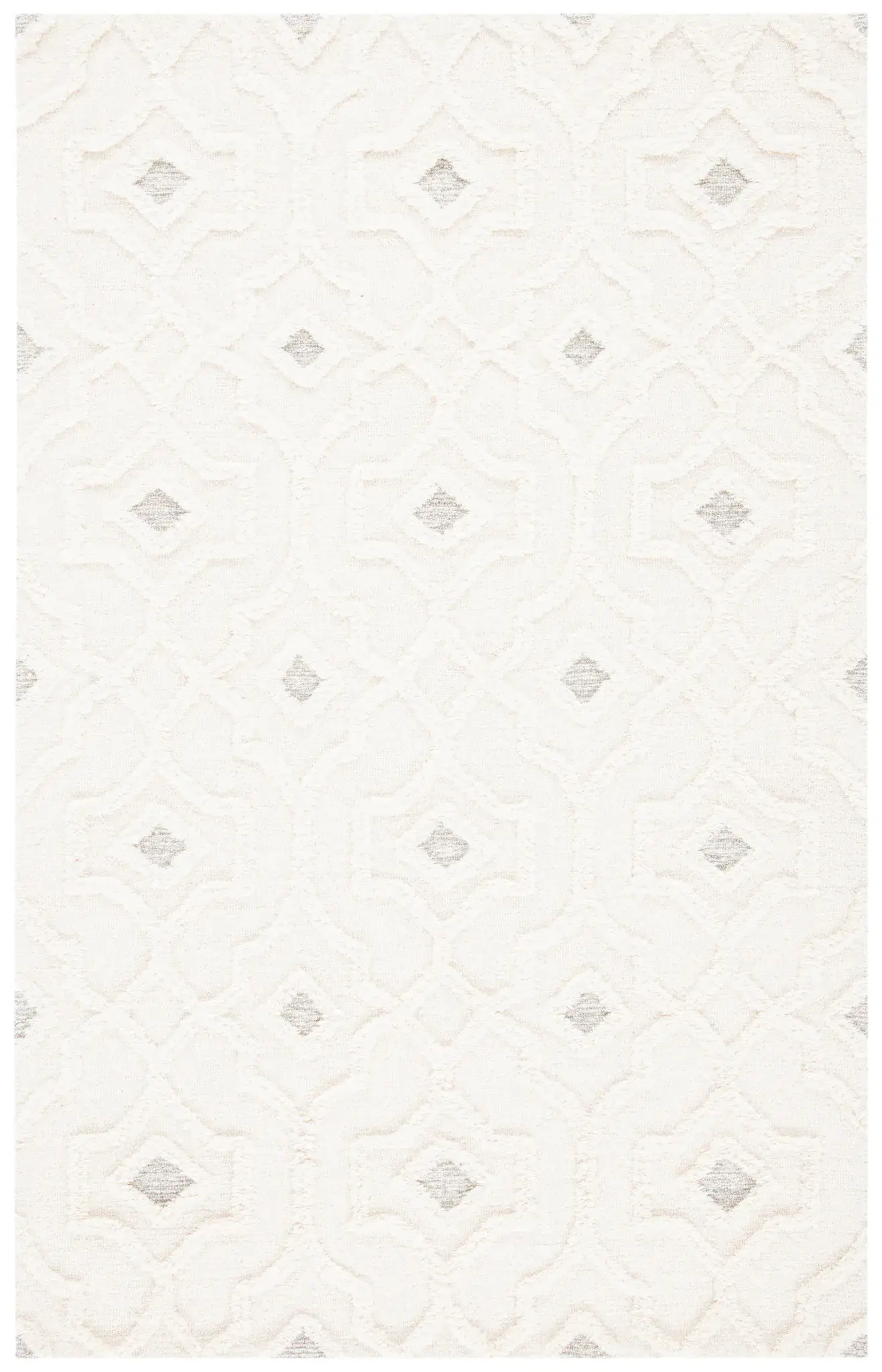 Casablanca Carved Trellis Hand-Tufted Wool Rug