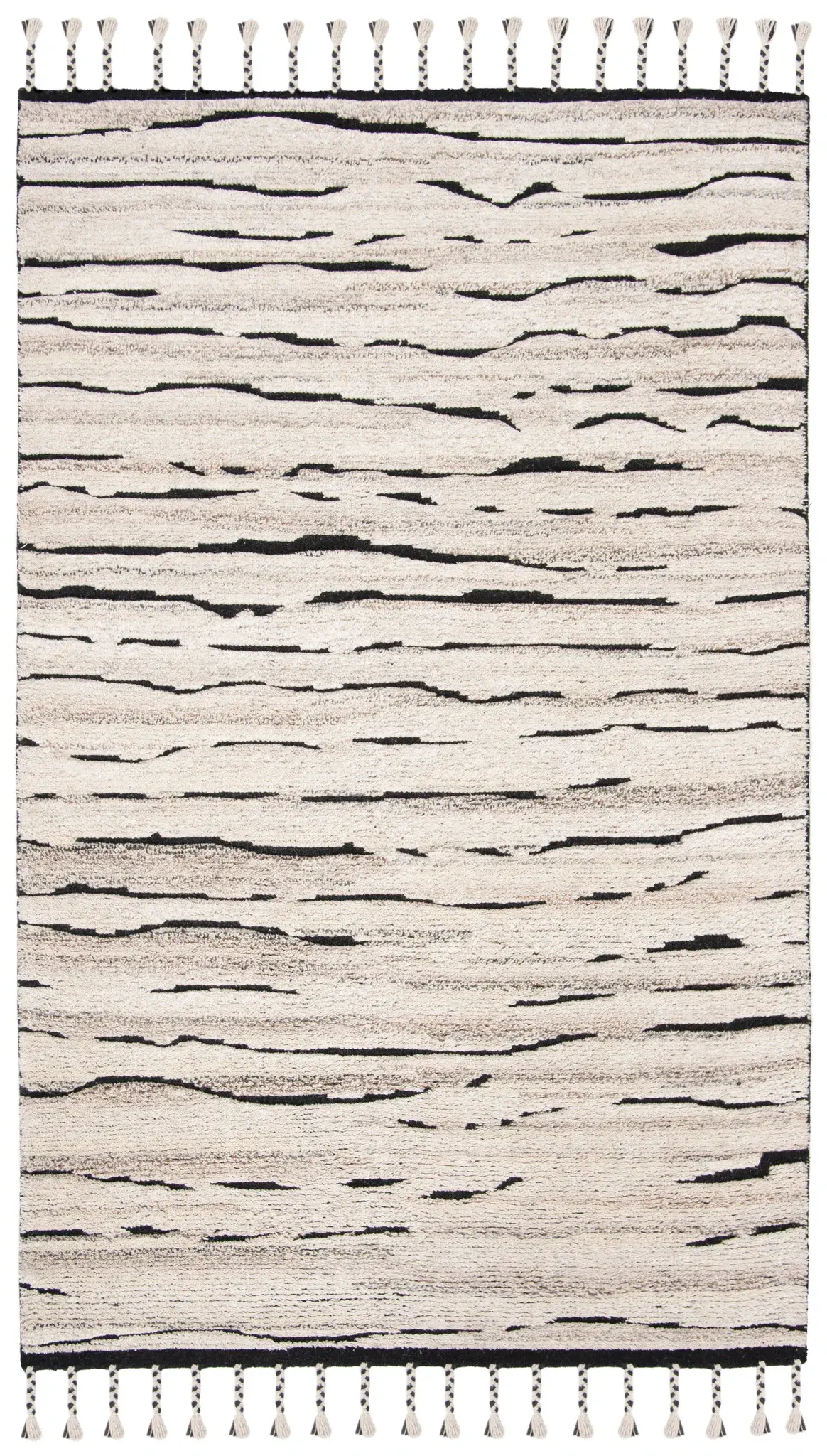 Casablanca Broken Stripe Hand-Knotted Rug