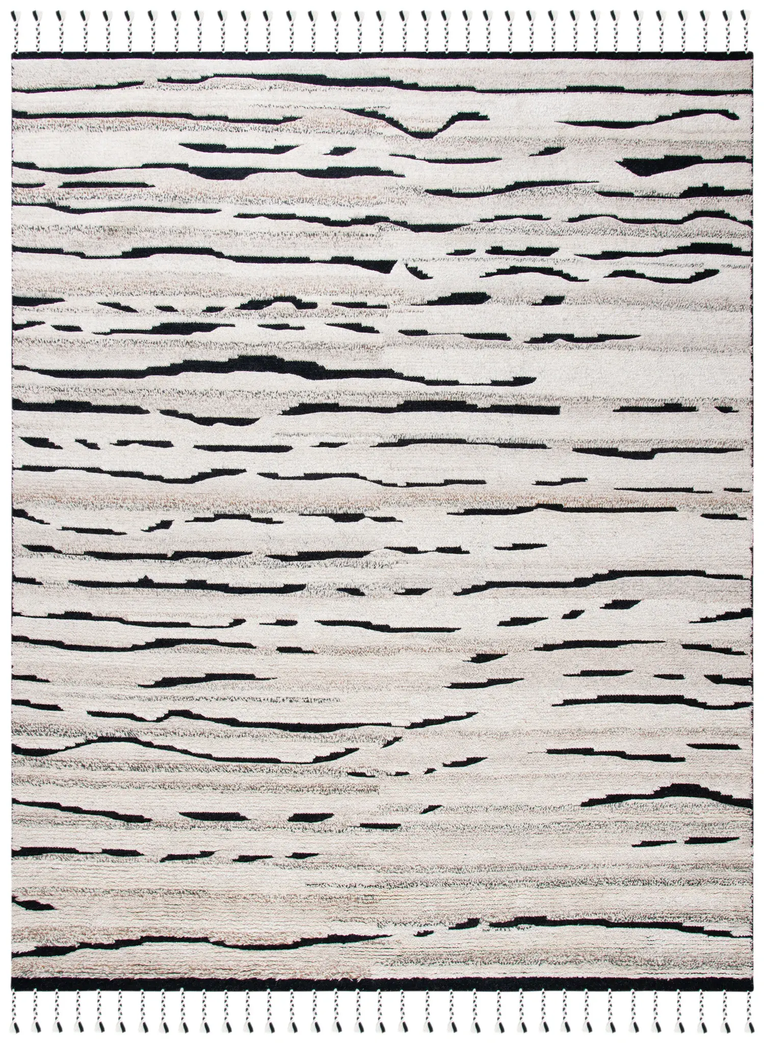 Casablanca Broken Stripe Hand-Knotted Rug