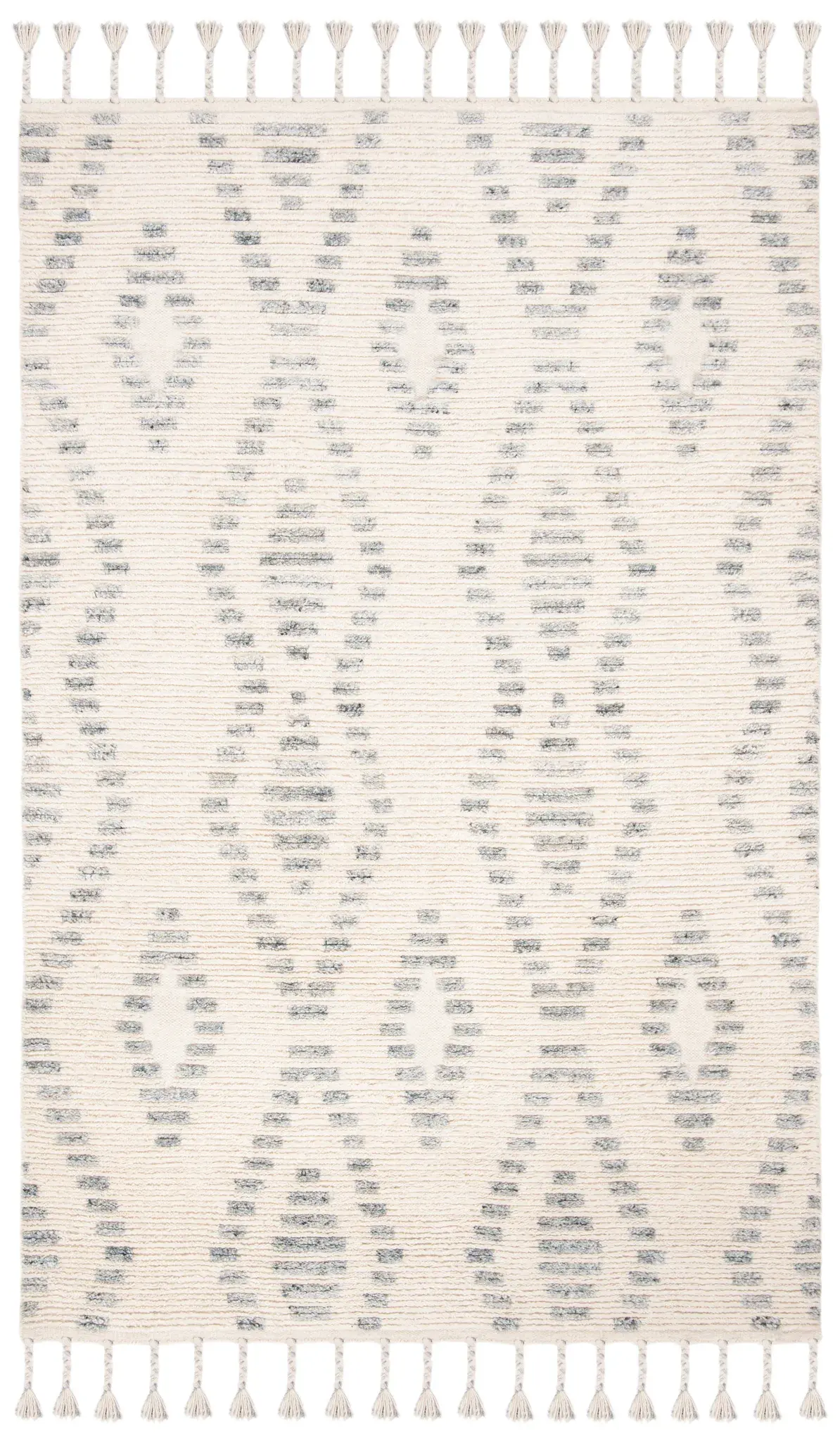 Casablanca Dashed Diamond Hand-Knotted Rug