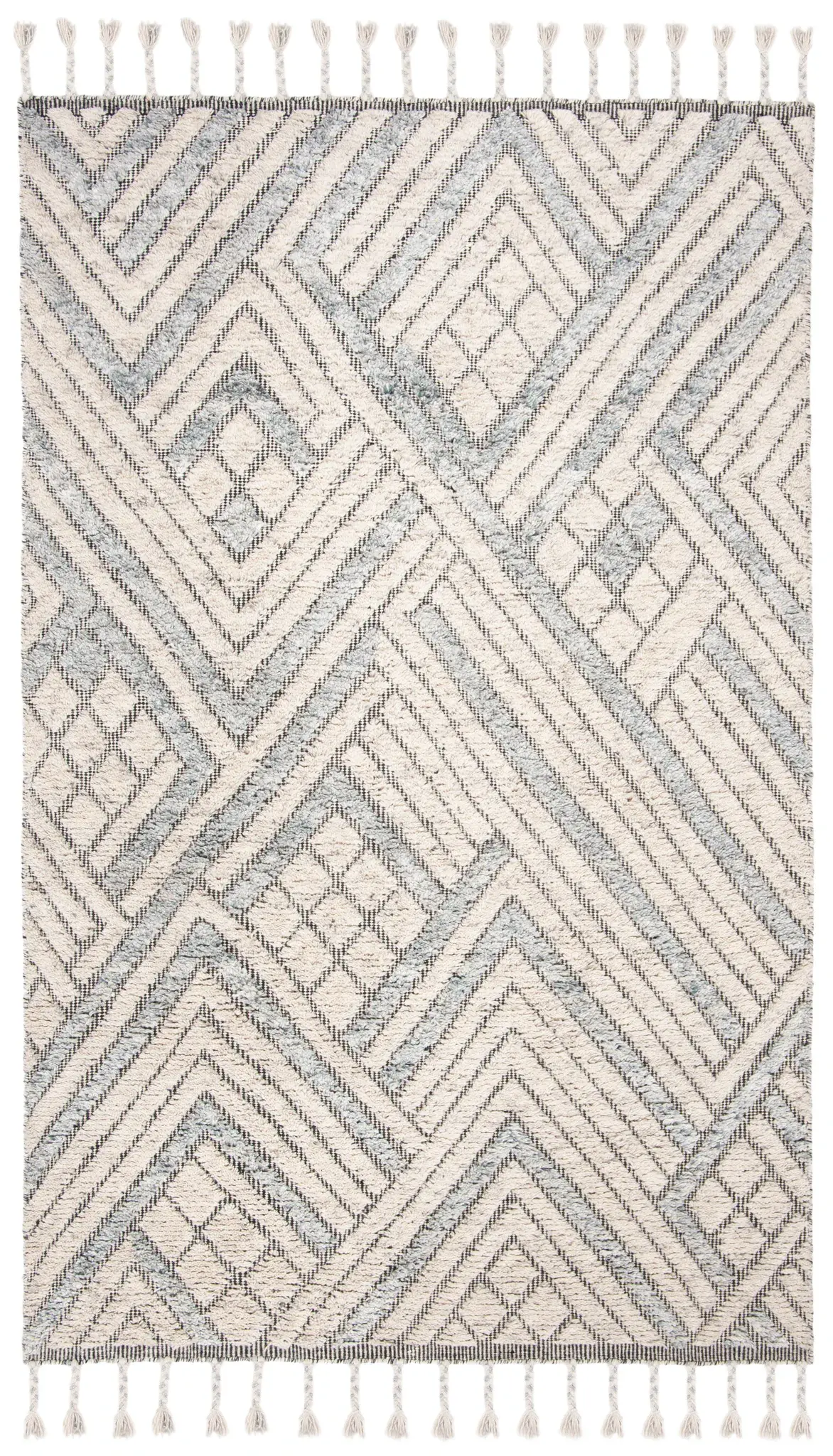 Casablanca Chevron Diamond Hand-Knotted Rug