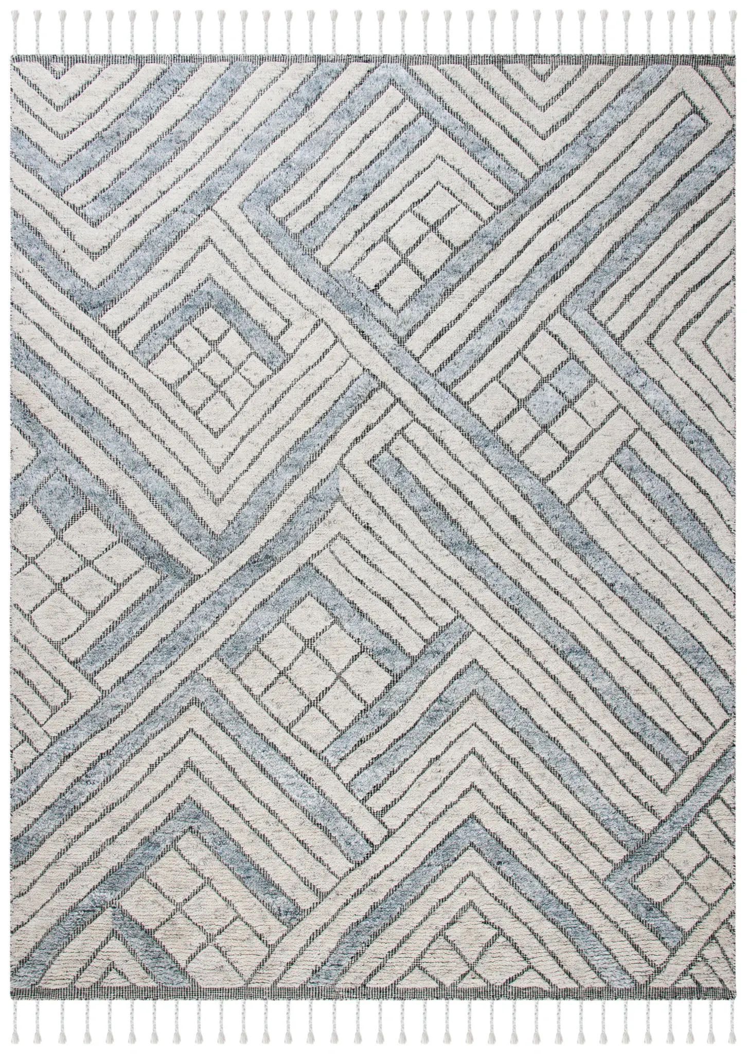 Casablanca Chevron Diamond Hand-Knotted Rug