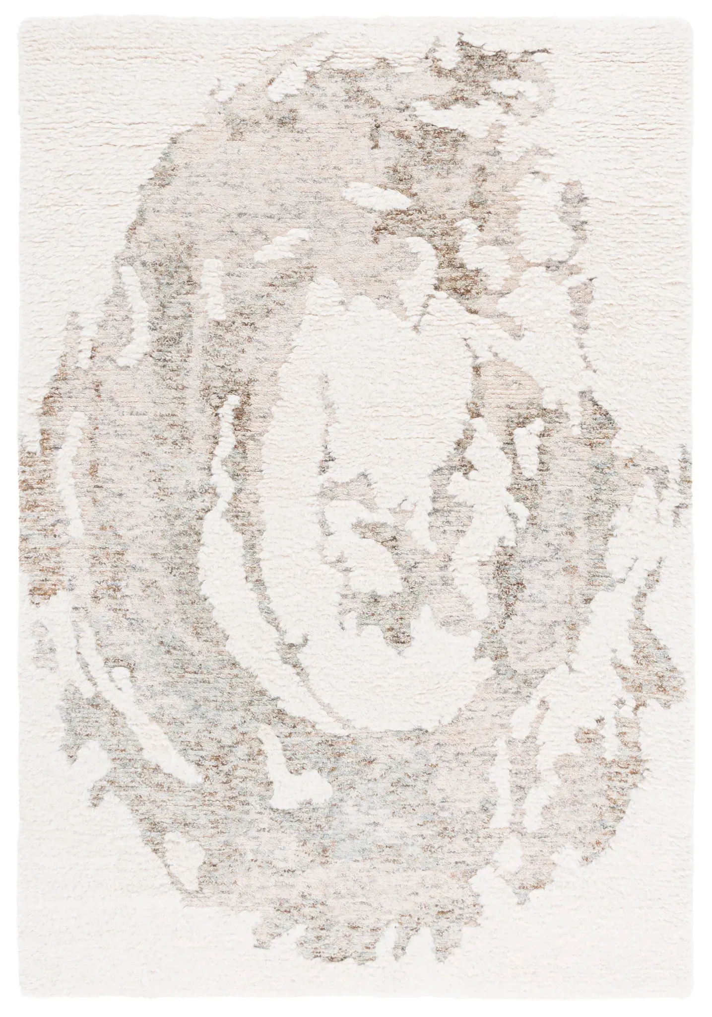 Casablanca Abstract Swirl Hand-Tufted Wool Rug