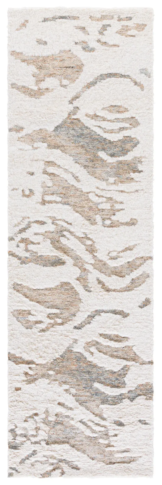 Casablanca Abstract Veined Marble Hand-Tufted Wool Rug