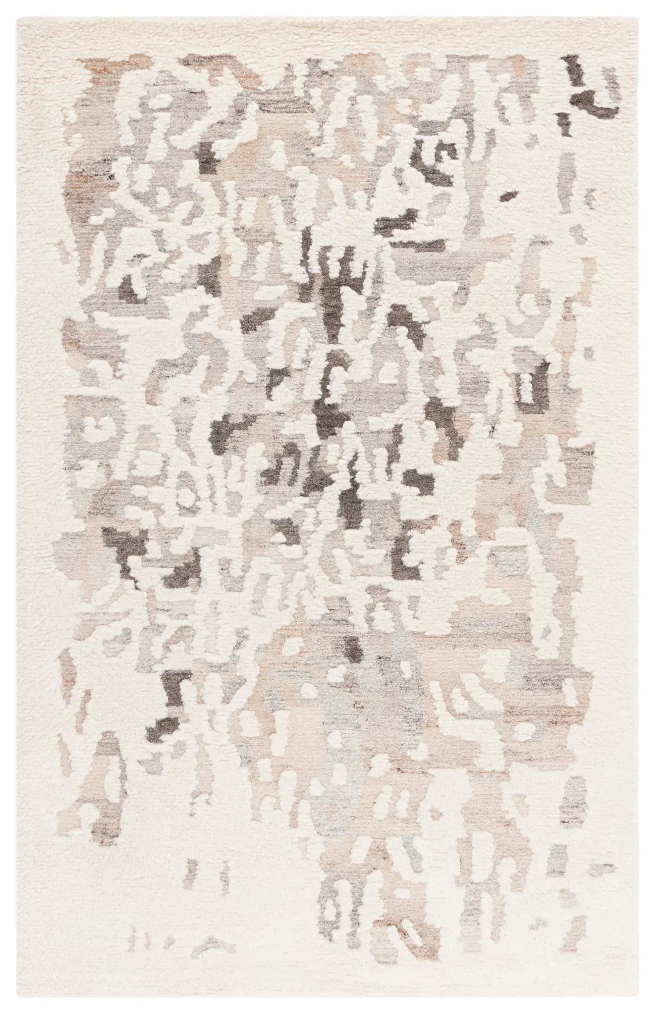 Casablanca Abstract Hand-Tufted Shag Wool Rug
