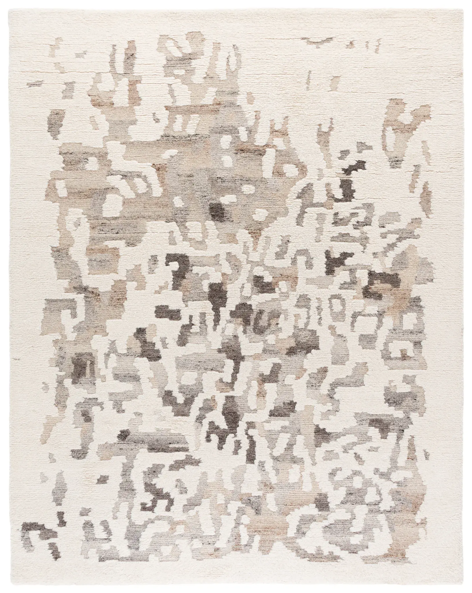 Casablanca Abstract Hand-Tufted Shag Wool Rug