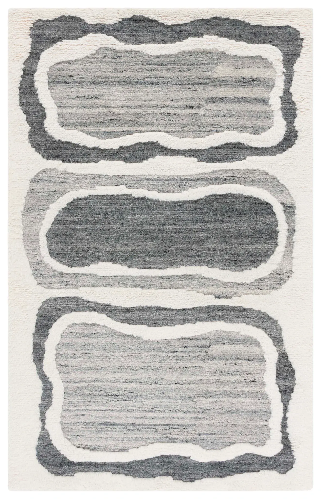 Casablanca Organic Pools Hand-Tufted Shag Wool Rug
