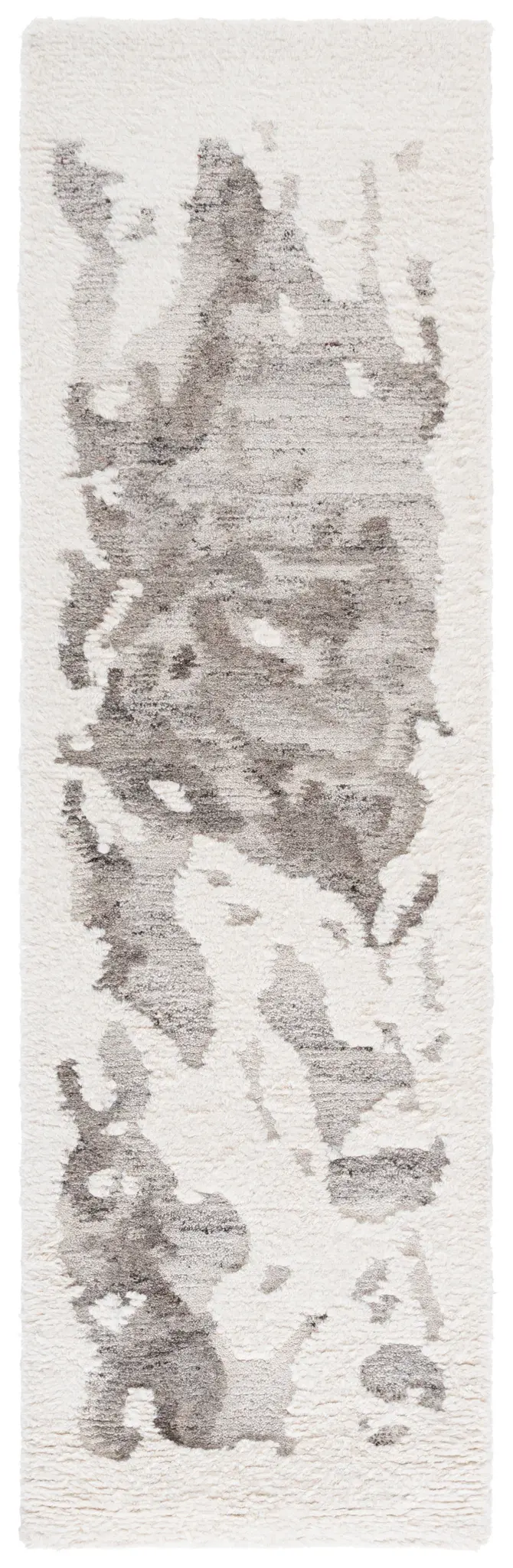 Casablanca Abstract Camo Hand-Tufted Shag Wool Rug