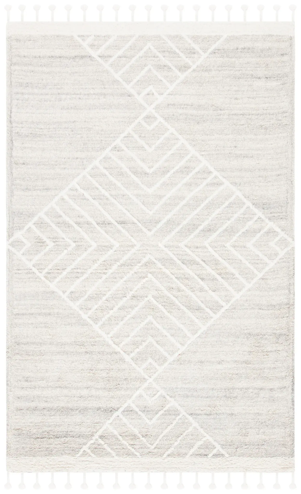 Casablanca Nested Diamond Hand-Tufted Wool Rug