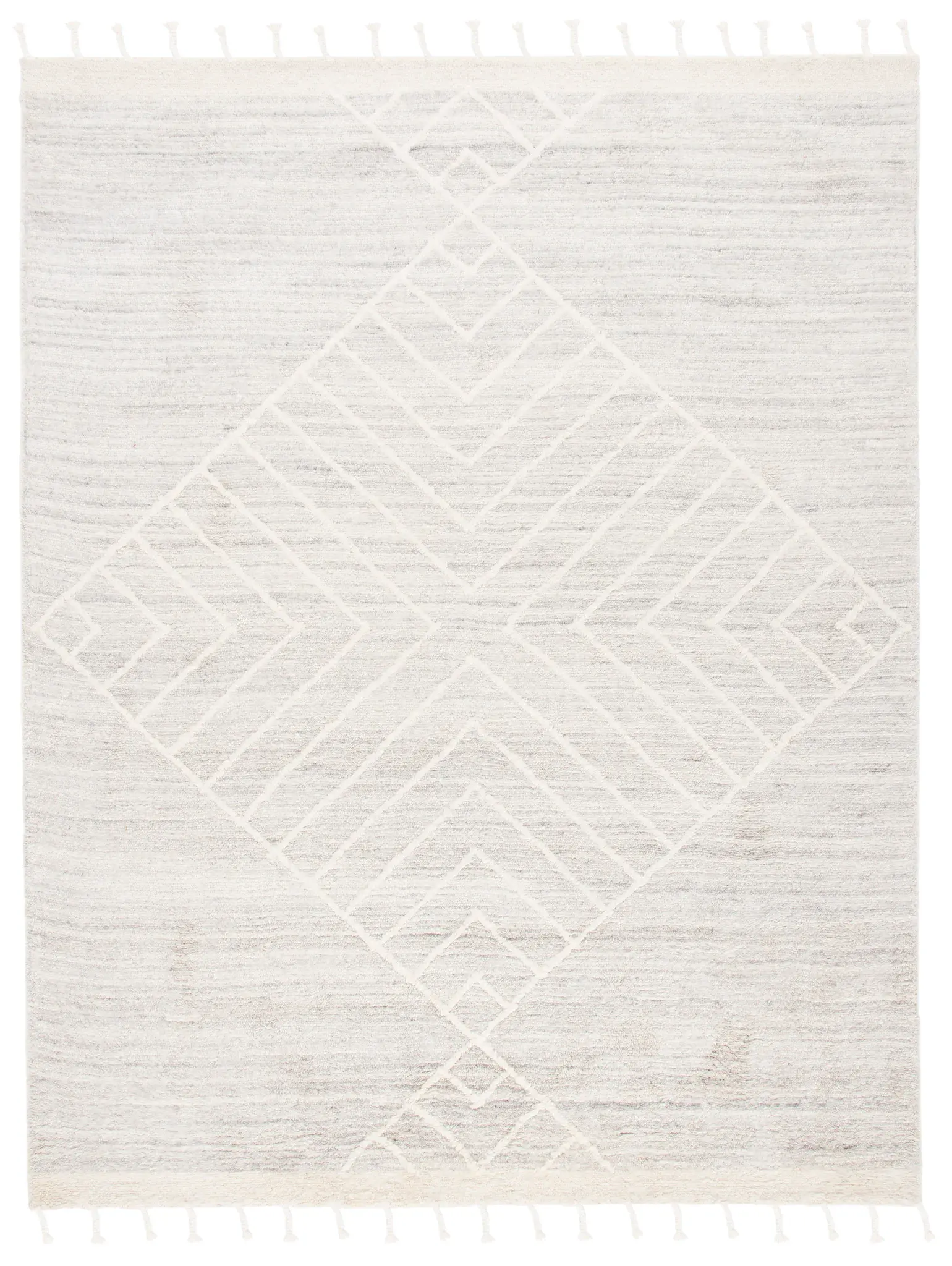 Casablanca Nested Diamond Hand-Tufted Wool Rug