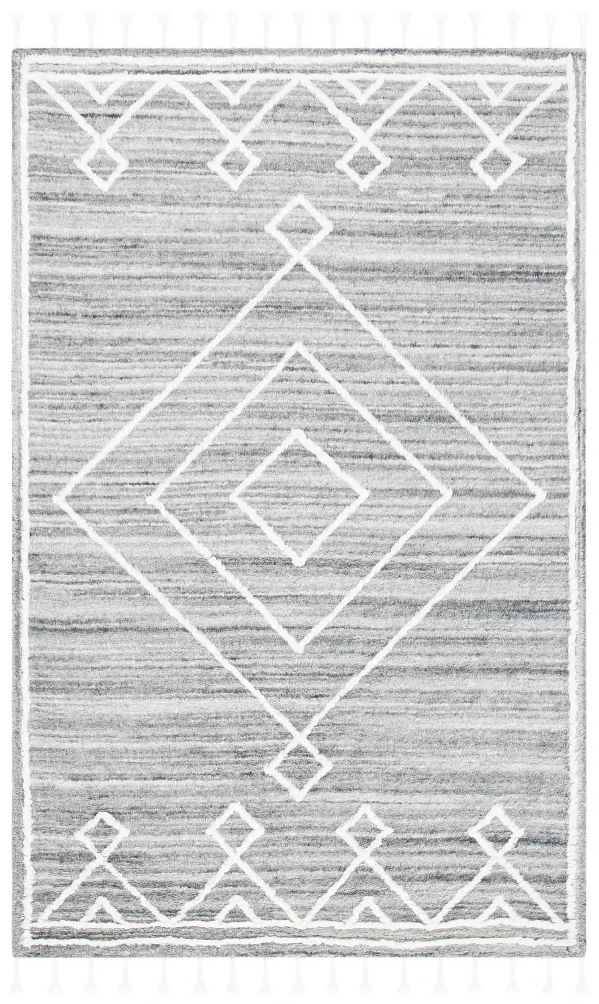 Casablanca Concentric Diamond Hand-Tufted Wool Rug