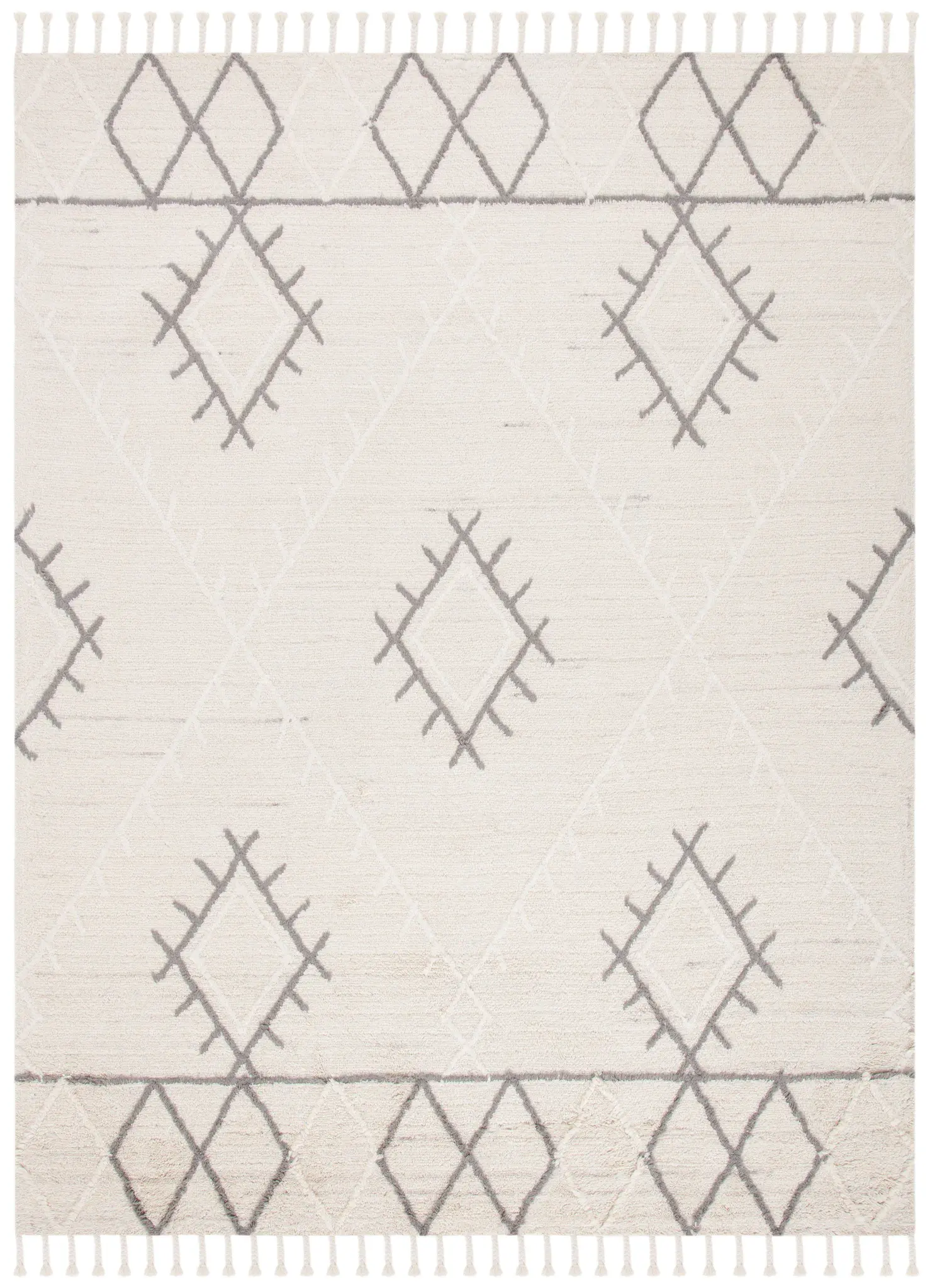 Casablanca Moroccan Diamond Hand-Tufted Wool Rug
