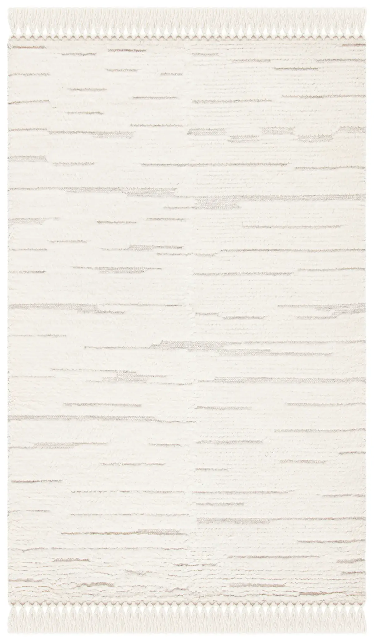 Casablanca Broken Stripe Hand-Woven Wool Rug