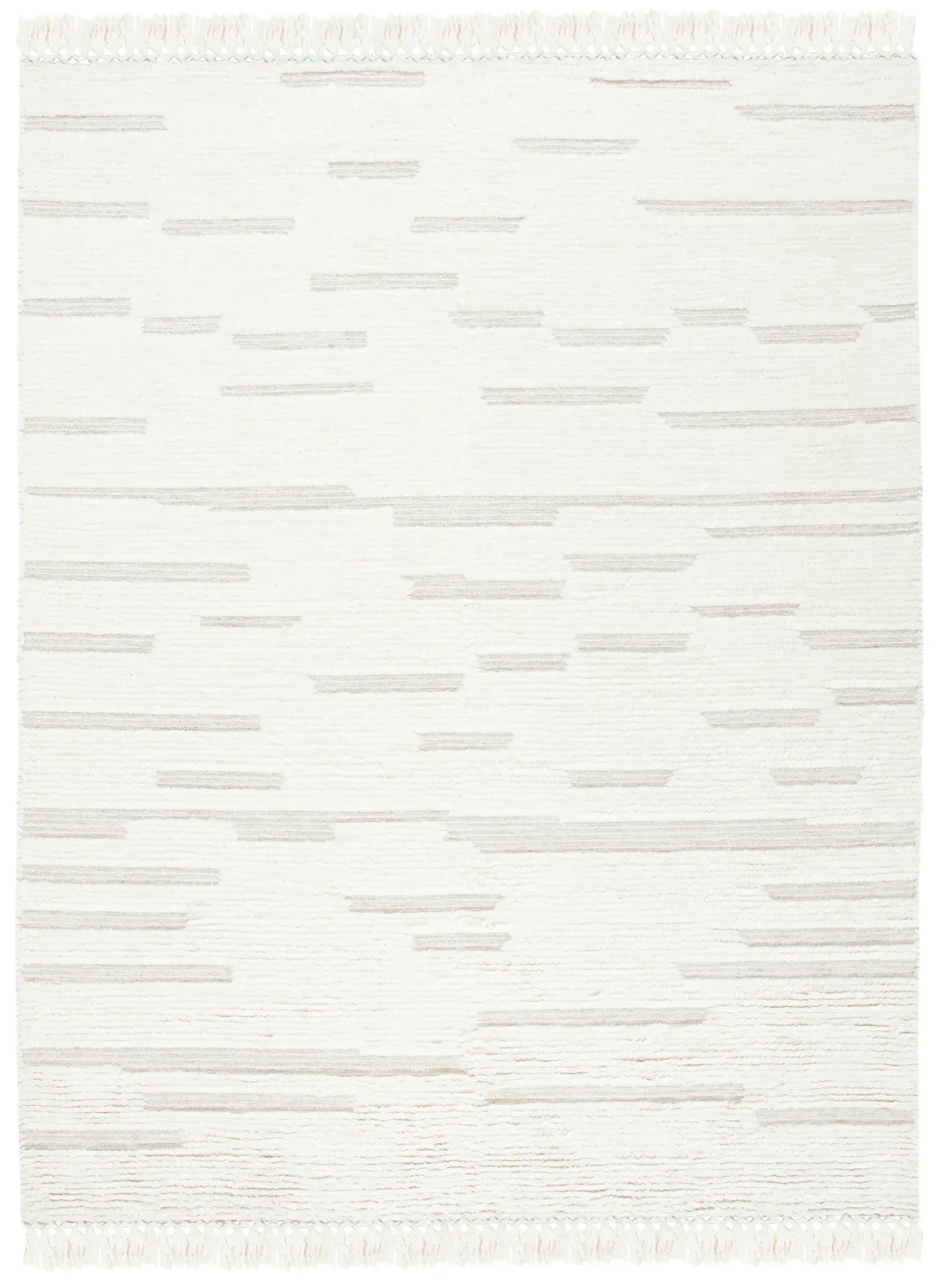 Casablanca Broken Stripe Hand-Woven Wool Rug