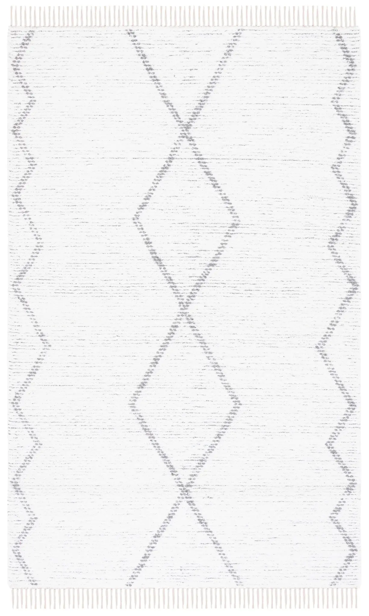 Casablanca Diamond Hand-Woven Cotton Rug