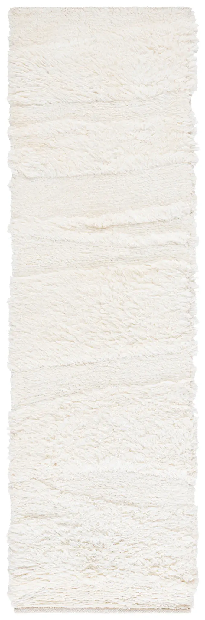 Casablanca Carved Wave Hand-Woven Shag Wool Rug