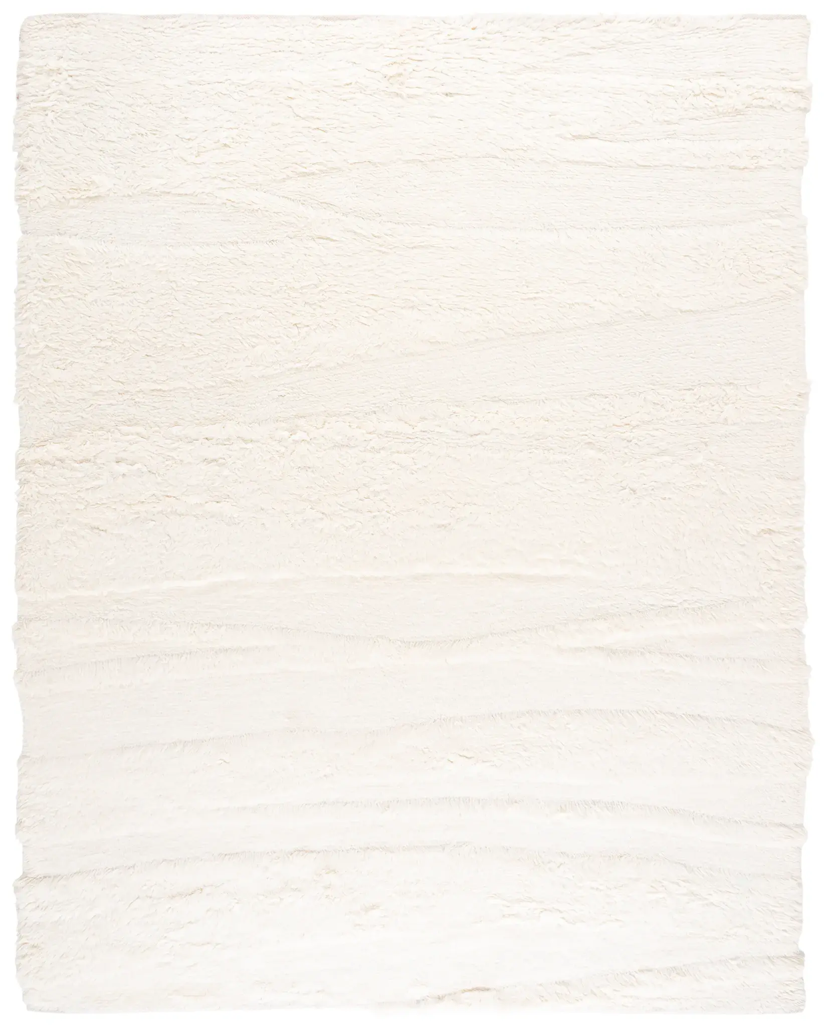 Casablanca Carved Wave Hand-Woven Shag Wool Rug