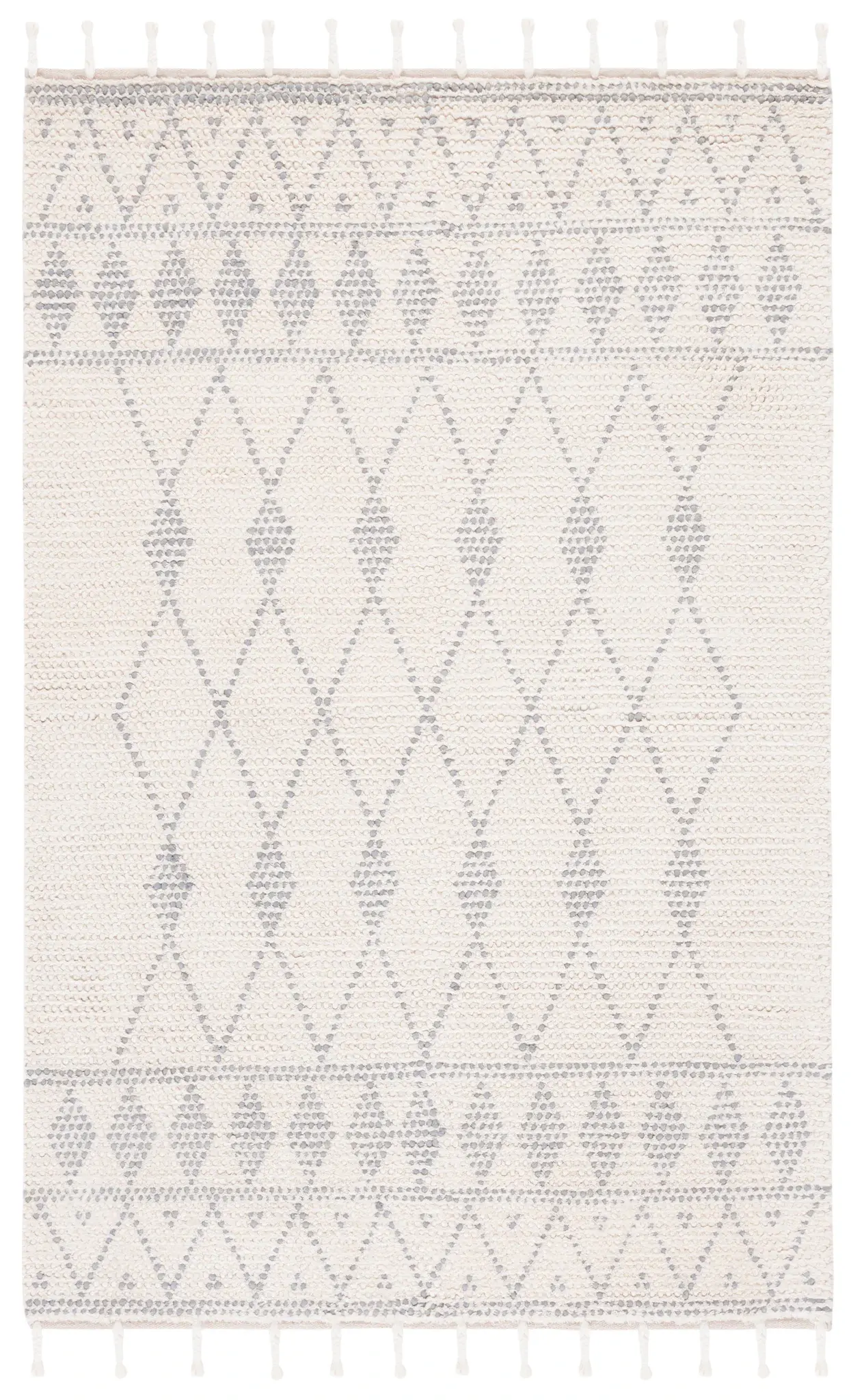 Casablanca Tribal Diamond Band Hand-Woven Wool Rug