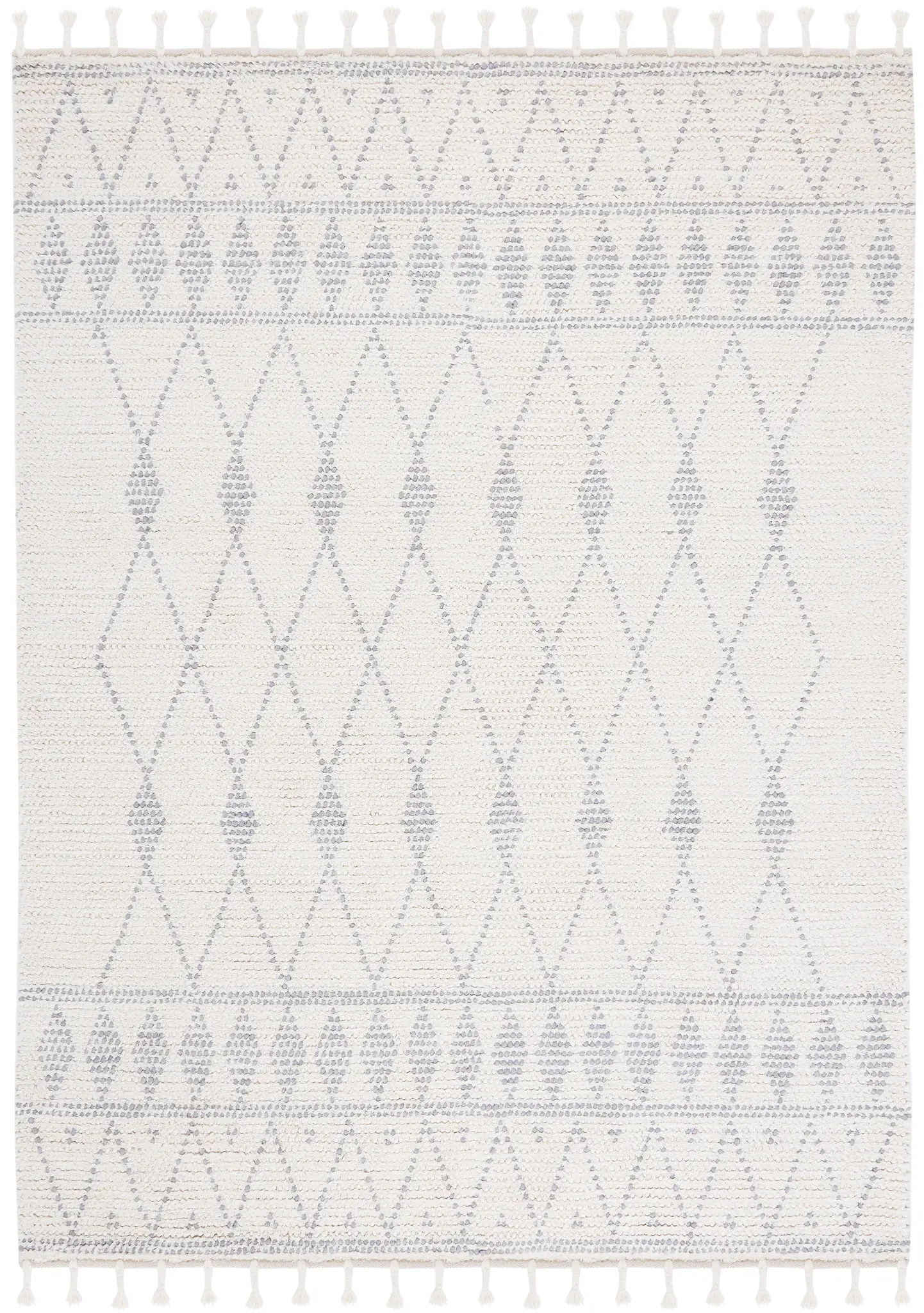 Casablanca Tribal Diamond Band Hand-Woven Wool Rug