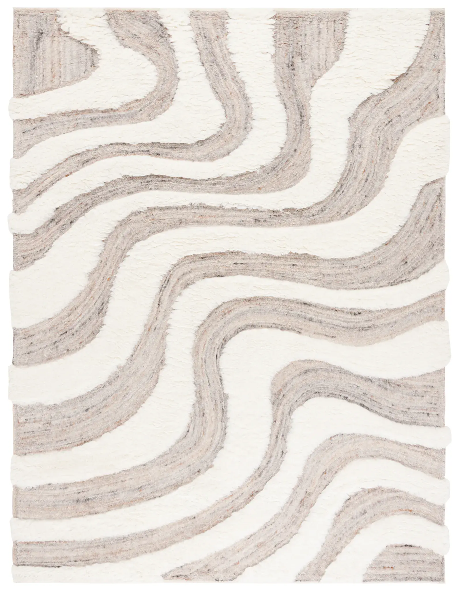 Casablanca Wave Shag Wool Rug