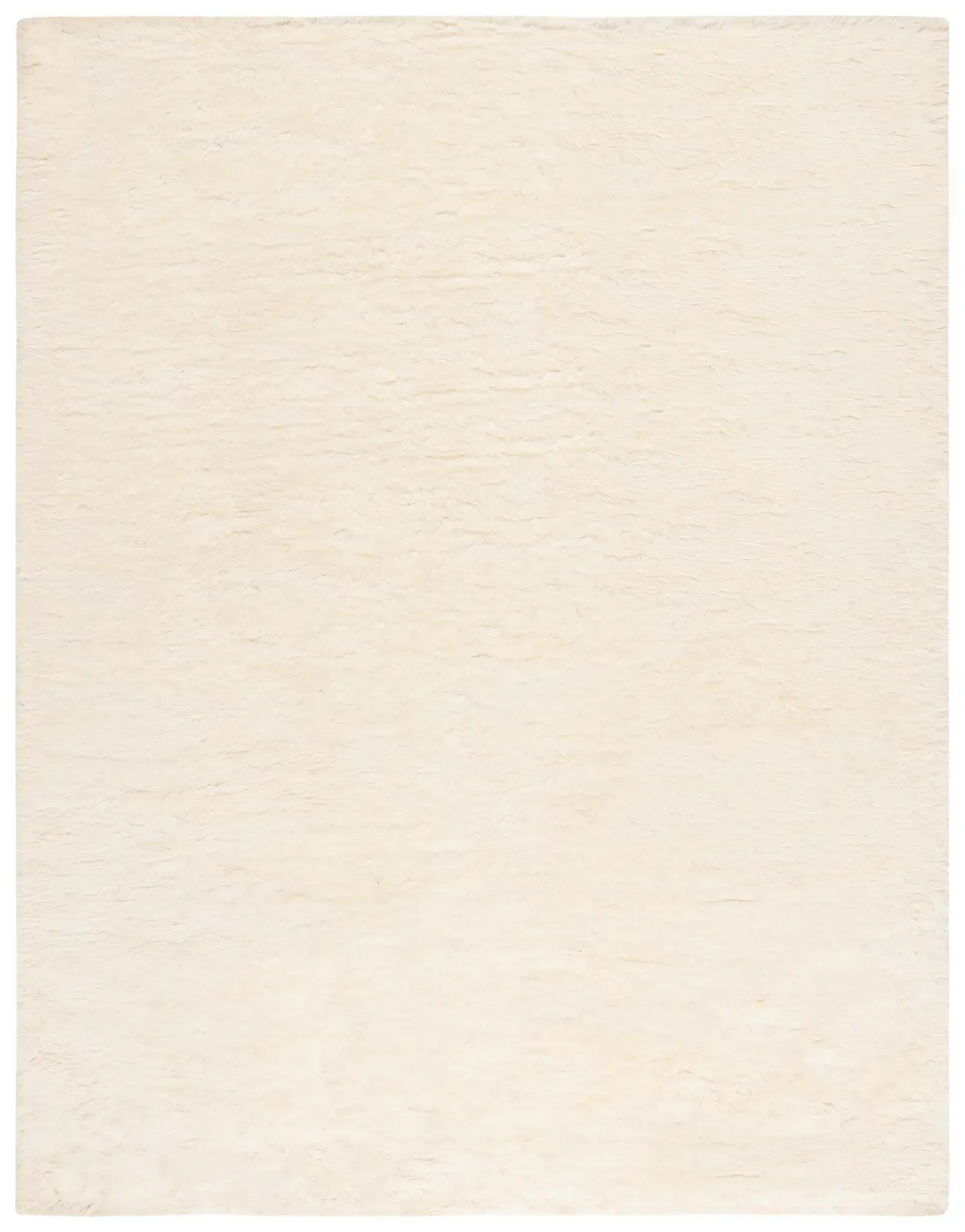 Casablanca Solid Shag Hand-Woven Wool Rug