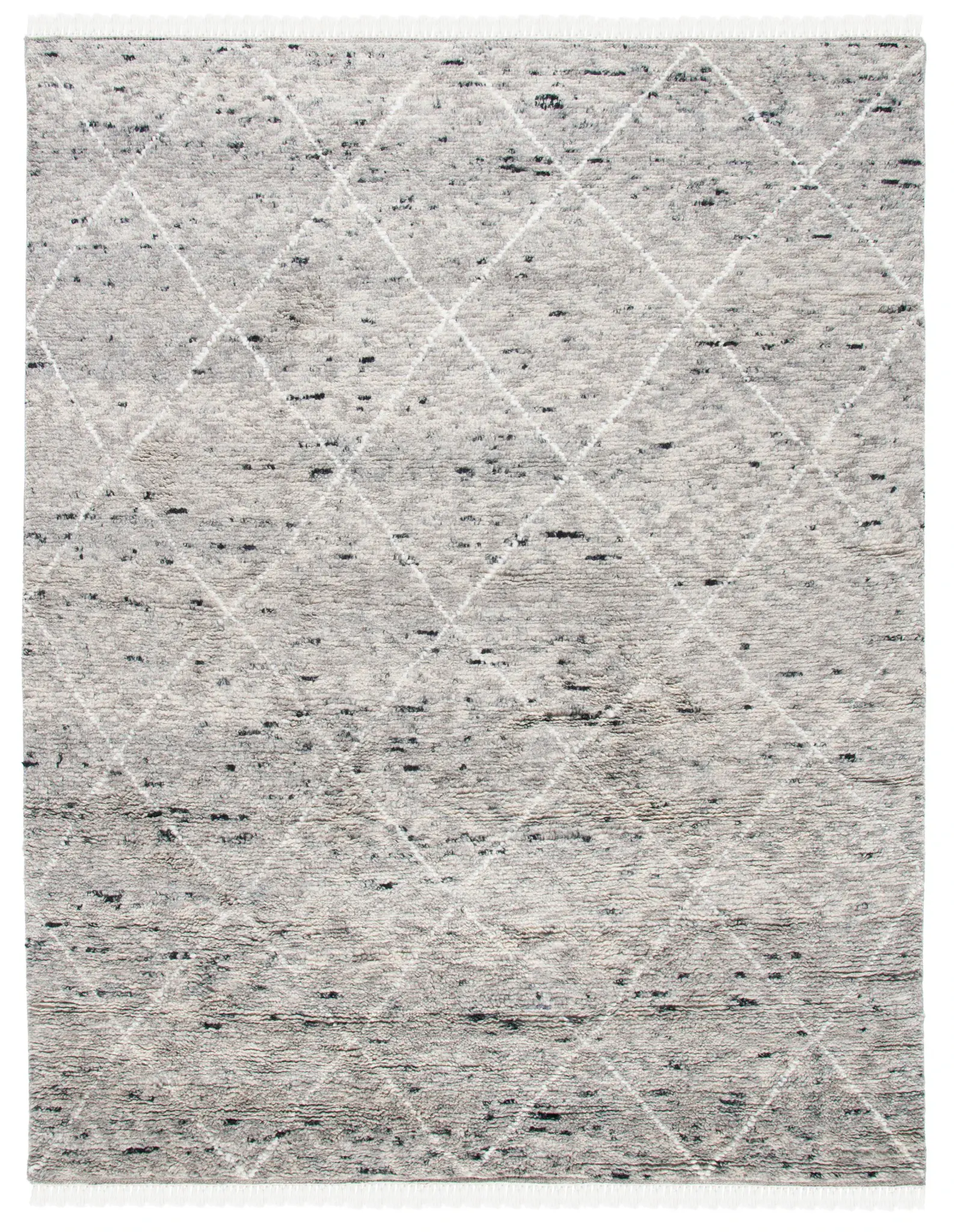 Casablanca Diamond Lattice Hand-Knotted Wool Rug