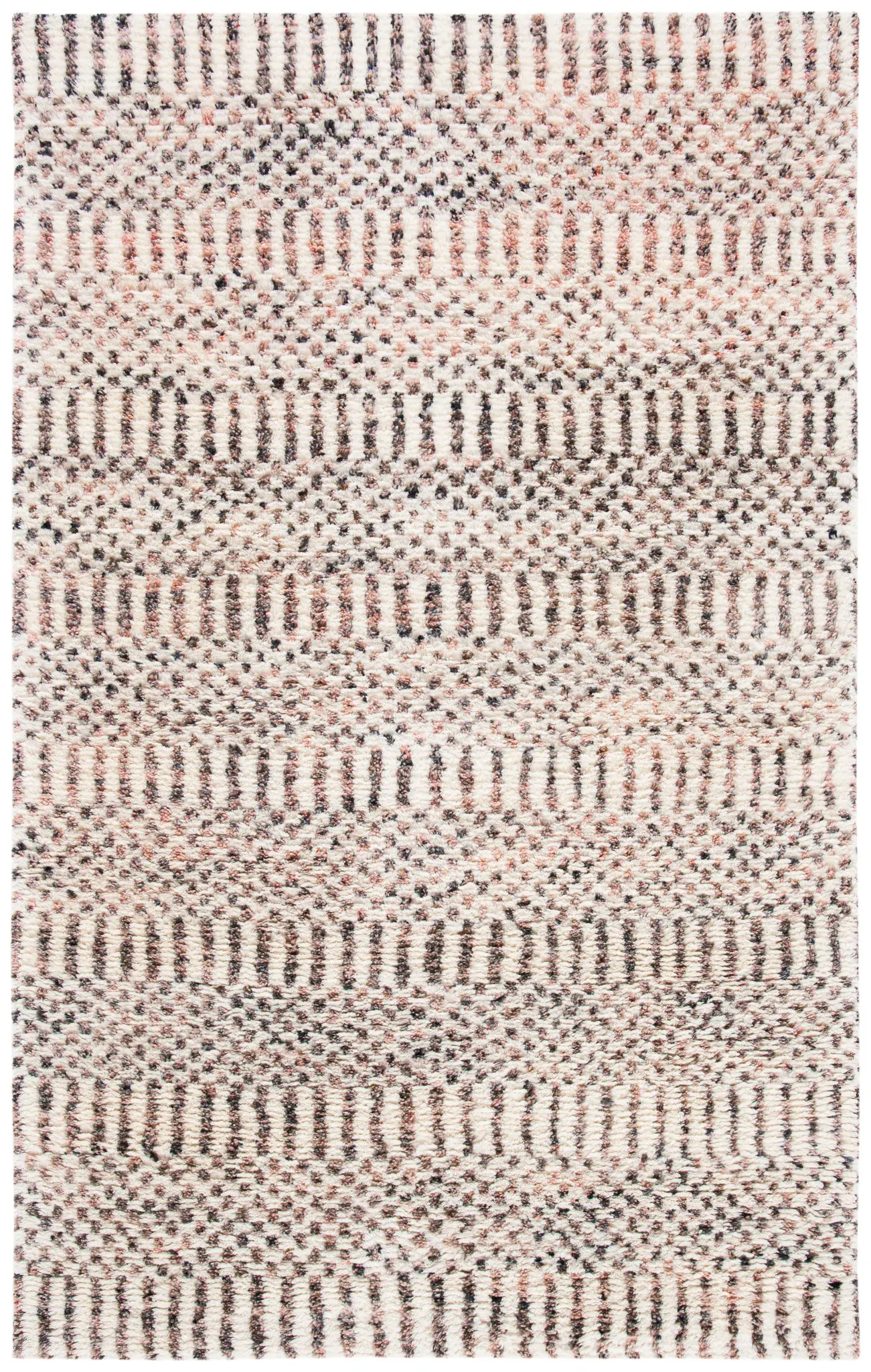 Casablanca Dashed Stripe Hand-Knotted Wool Rug