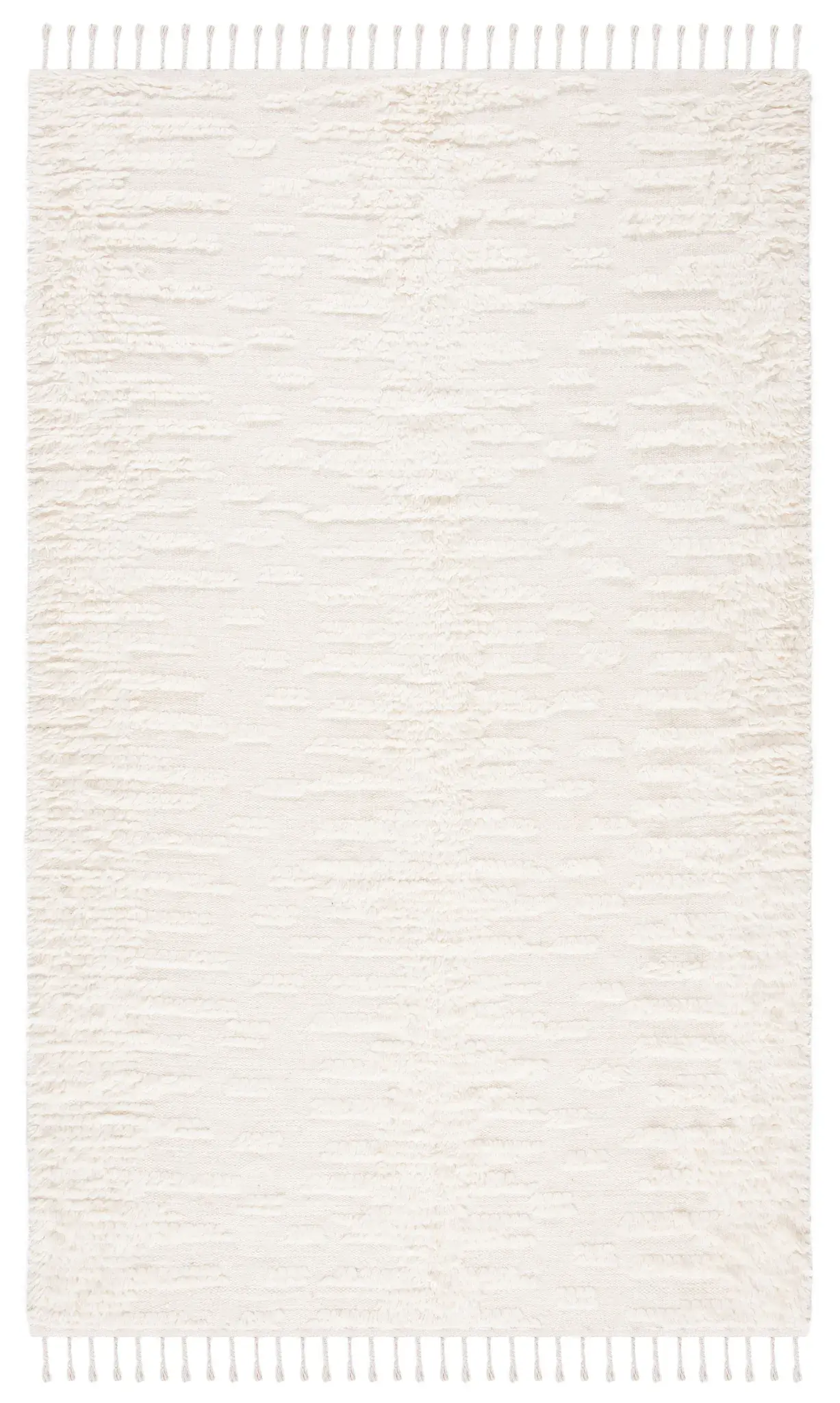 Casablanca Textured Striped Hand-Woven Wool Rug