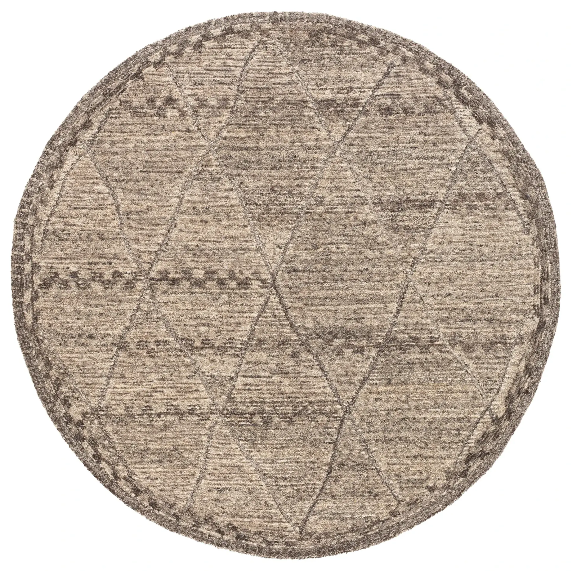 Casablanca Moroccan Trellis Hand-Tufted Wool Shag Rug