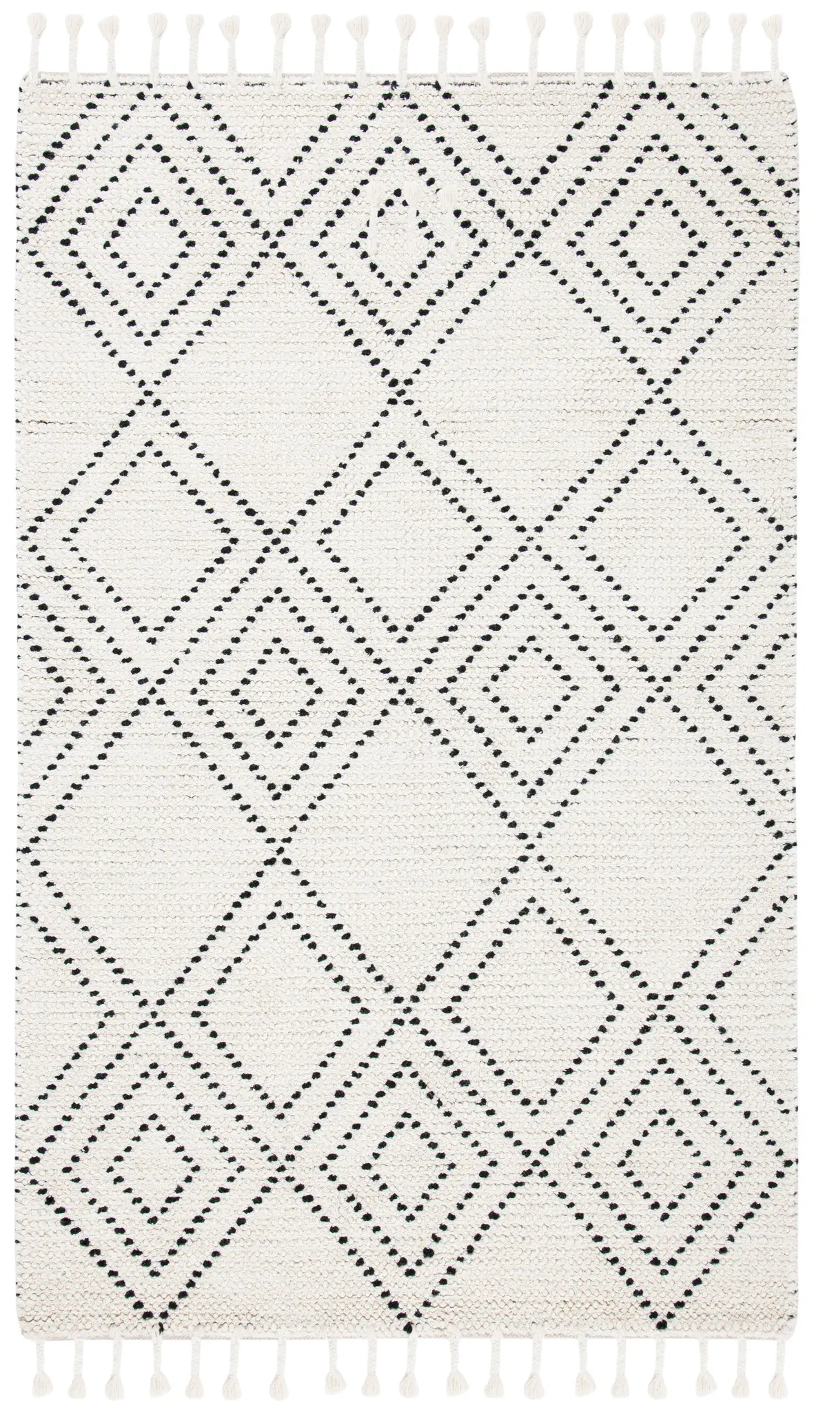 Casablanca Moroccan Diamond Hand-Loomed Wool Rug