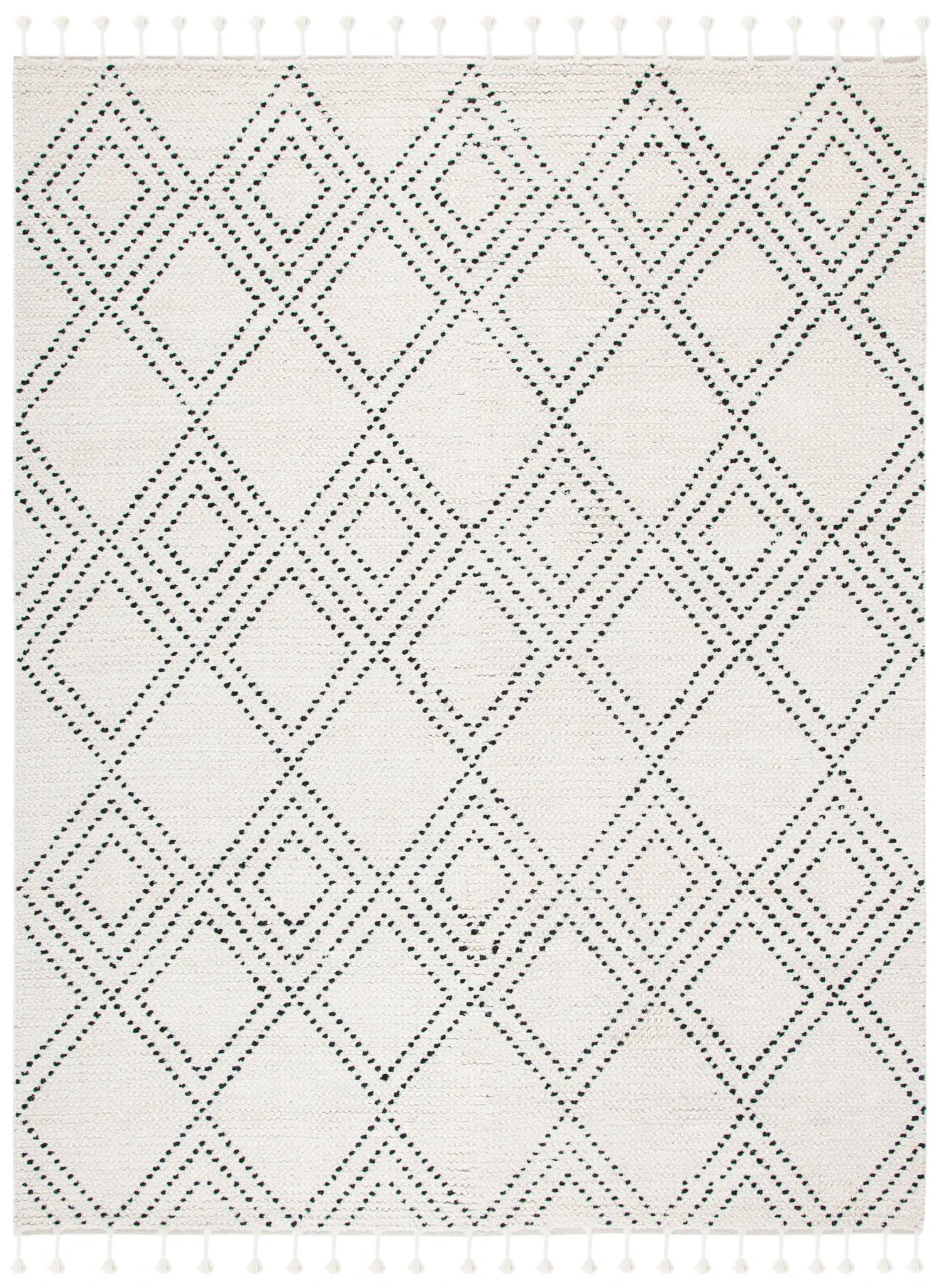 Casablanca Moroccan Diamond Hand-Loomed Wool Rug