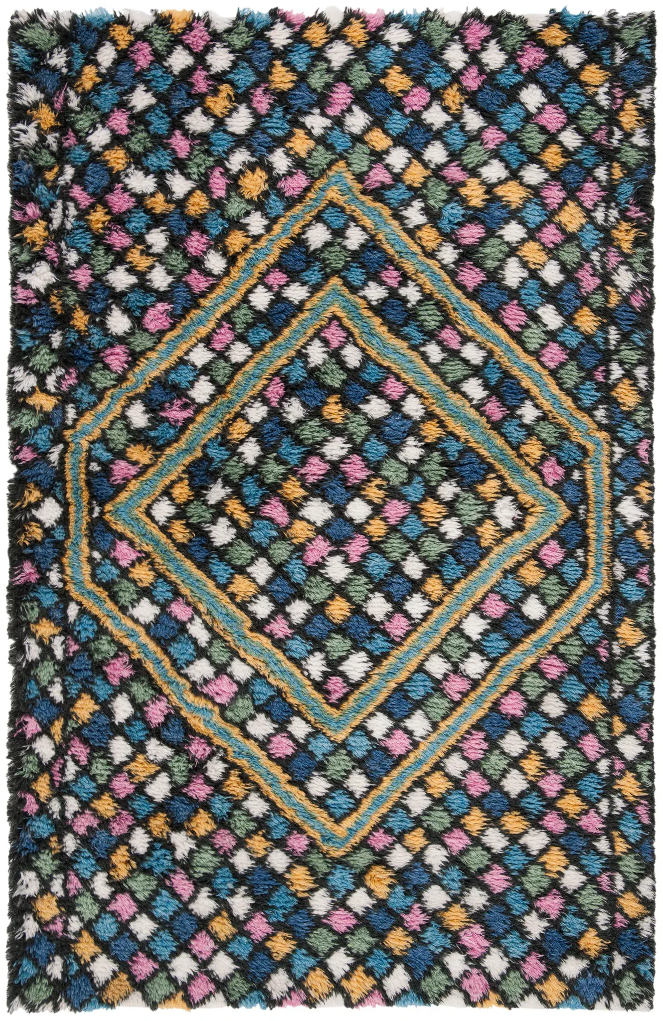 Casablanca Diamond Hand-Tufted Shag Rug