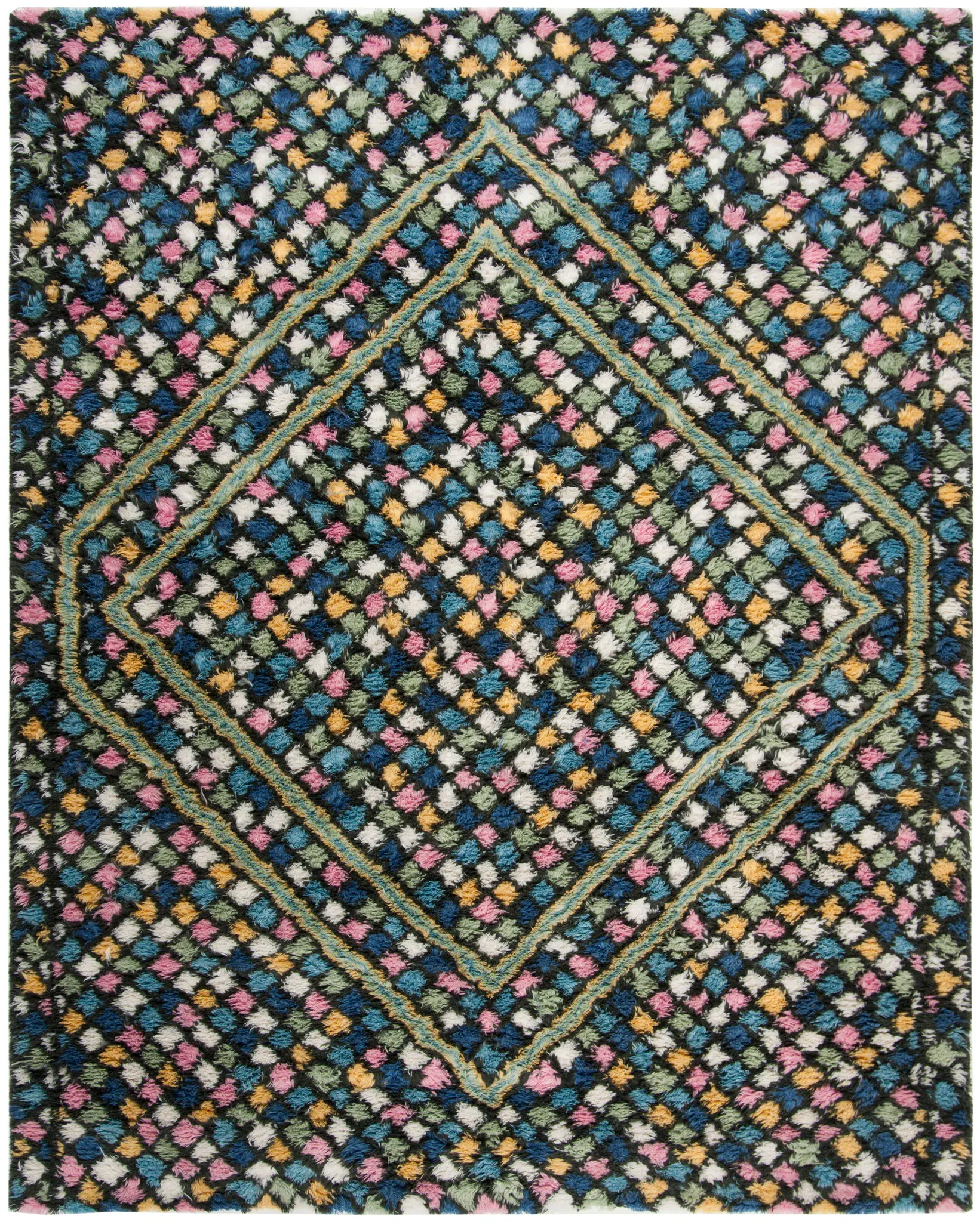 Casablanca Diamond Hand-Tufted Shag Rug