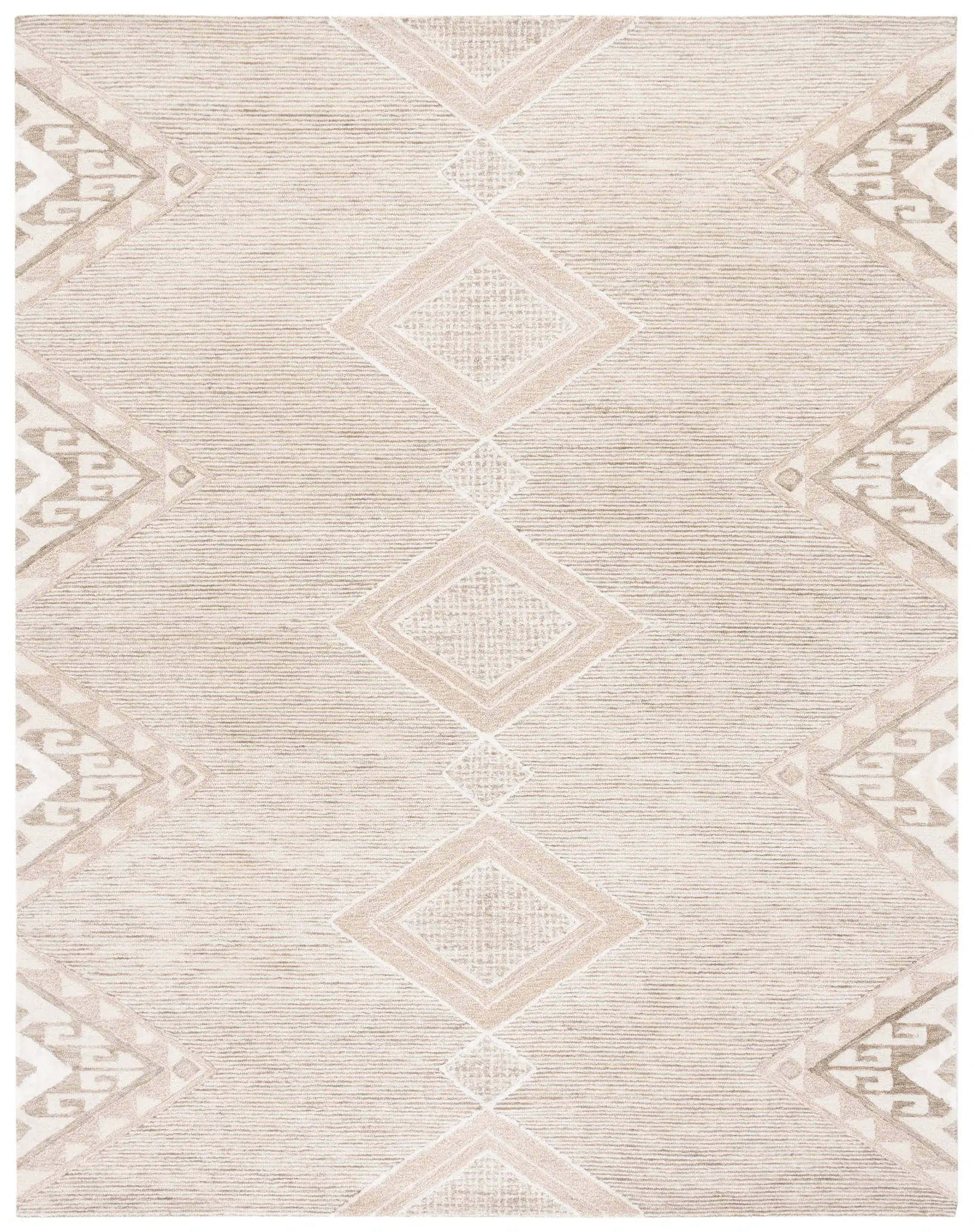 Casablanca Diamond Column Hand-Tufted Rug
