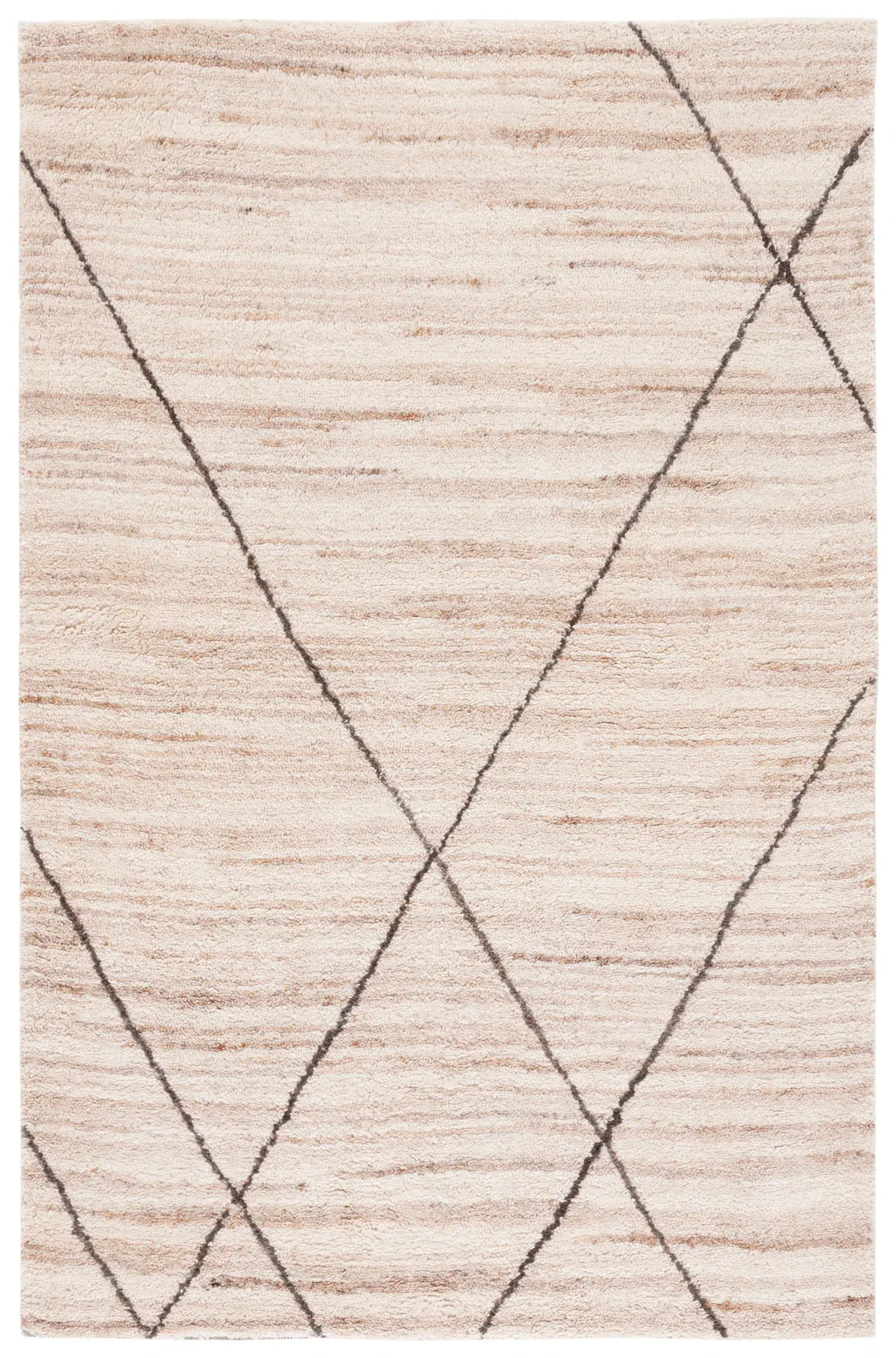 Casablanca Diamond Trellis Hand-Woven Wool Rug