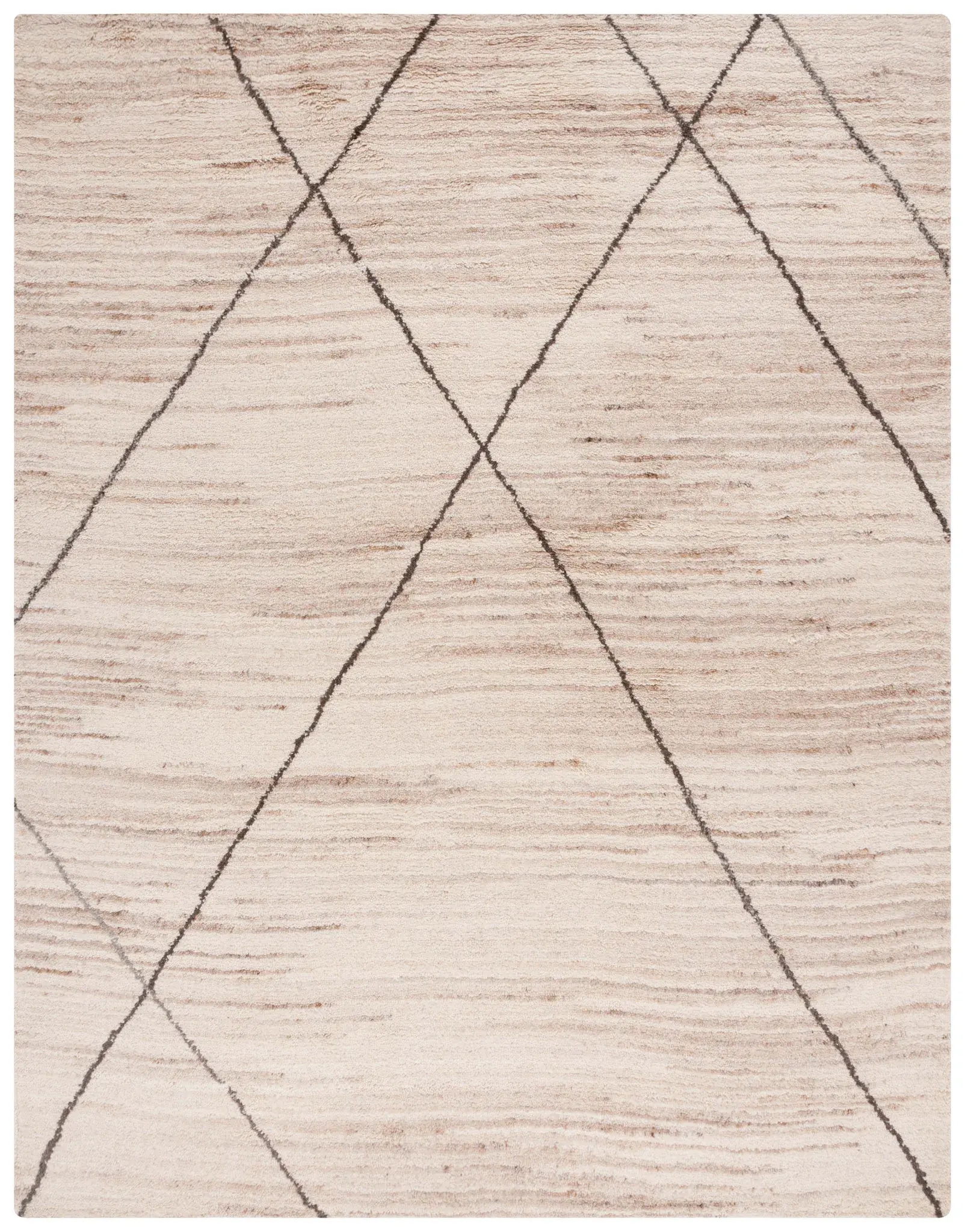 Casablanca Diamond Trellis Hand-Woven Wool Rug