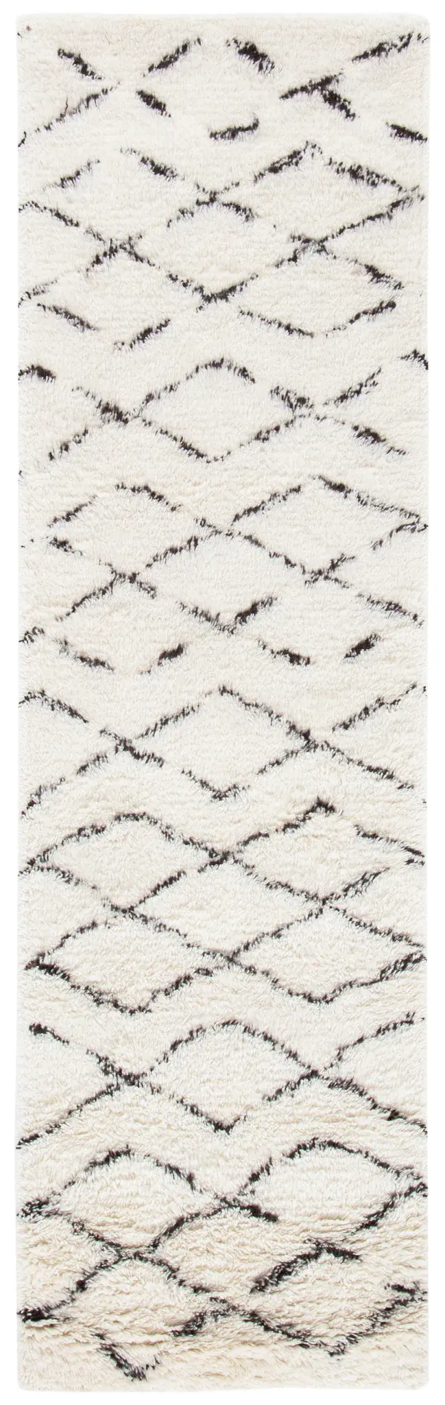 Casablanca Diamond Trellis Hand-Tufted Shag Rug