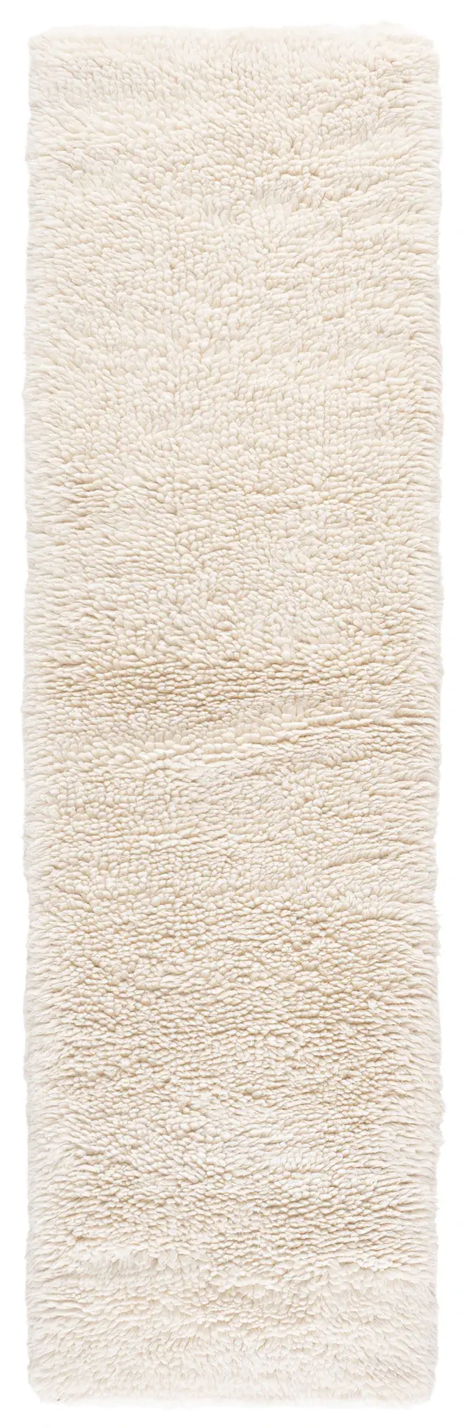 Casablanca Solid Hand-Loomed Wool Shag Rug