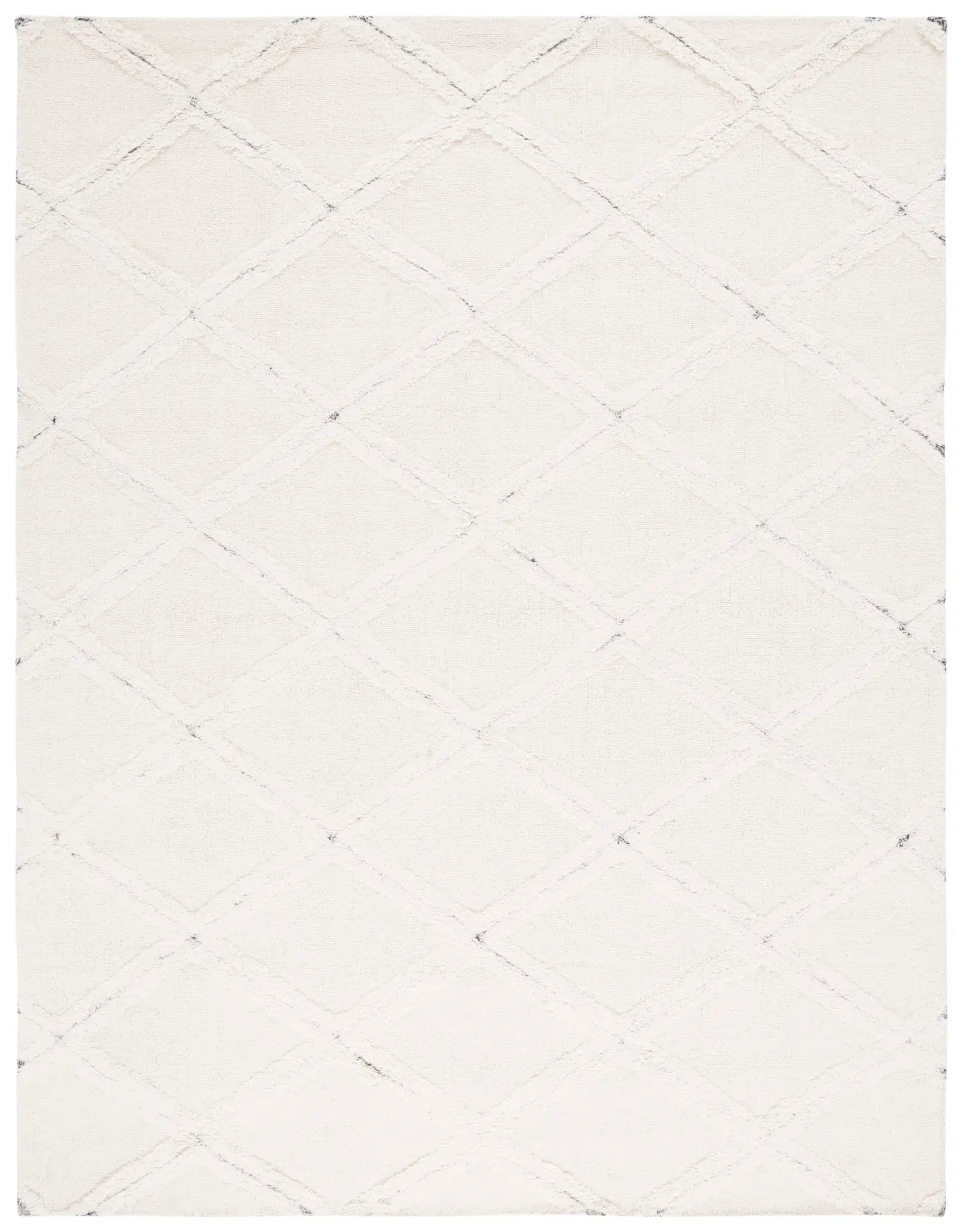 Casablanca Tonal Diamond Trellis Hand-Tufted Wool Rug