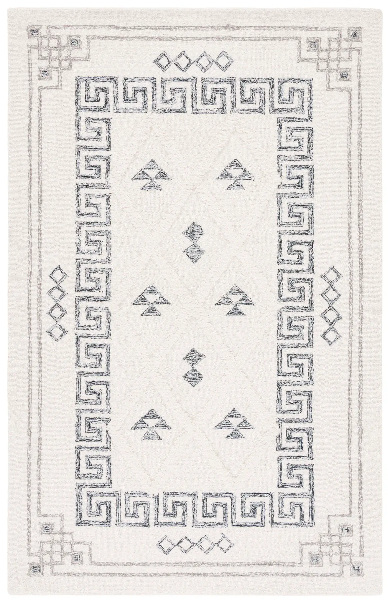 Casablanca Tribal Diamond Hand-Tufted Wool Rug