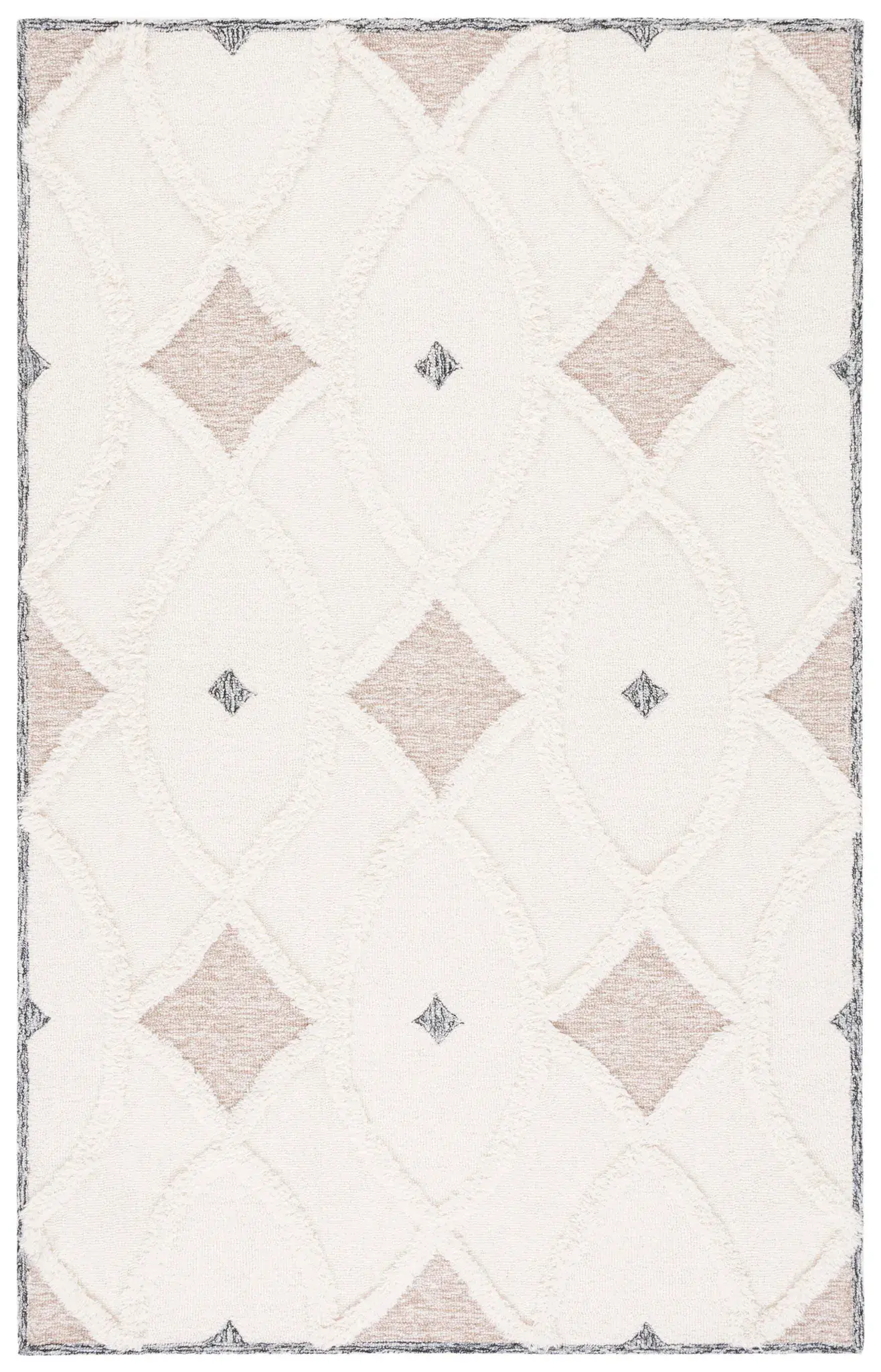 Casablanca Diamond Trellis Hand-Tufted Wool Rug
