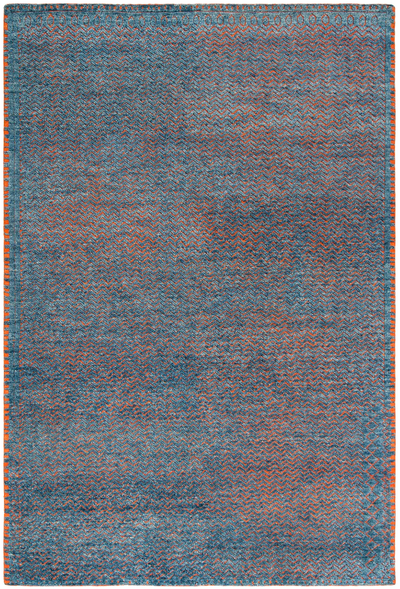 Castilla Chevron Hand-Knotted Wool Rug