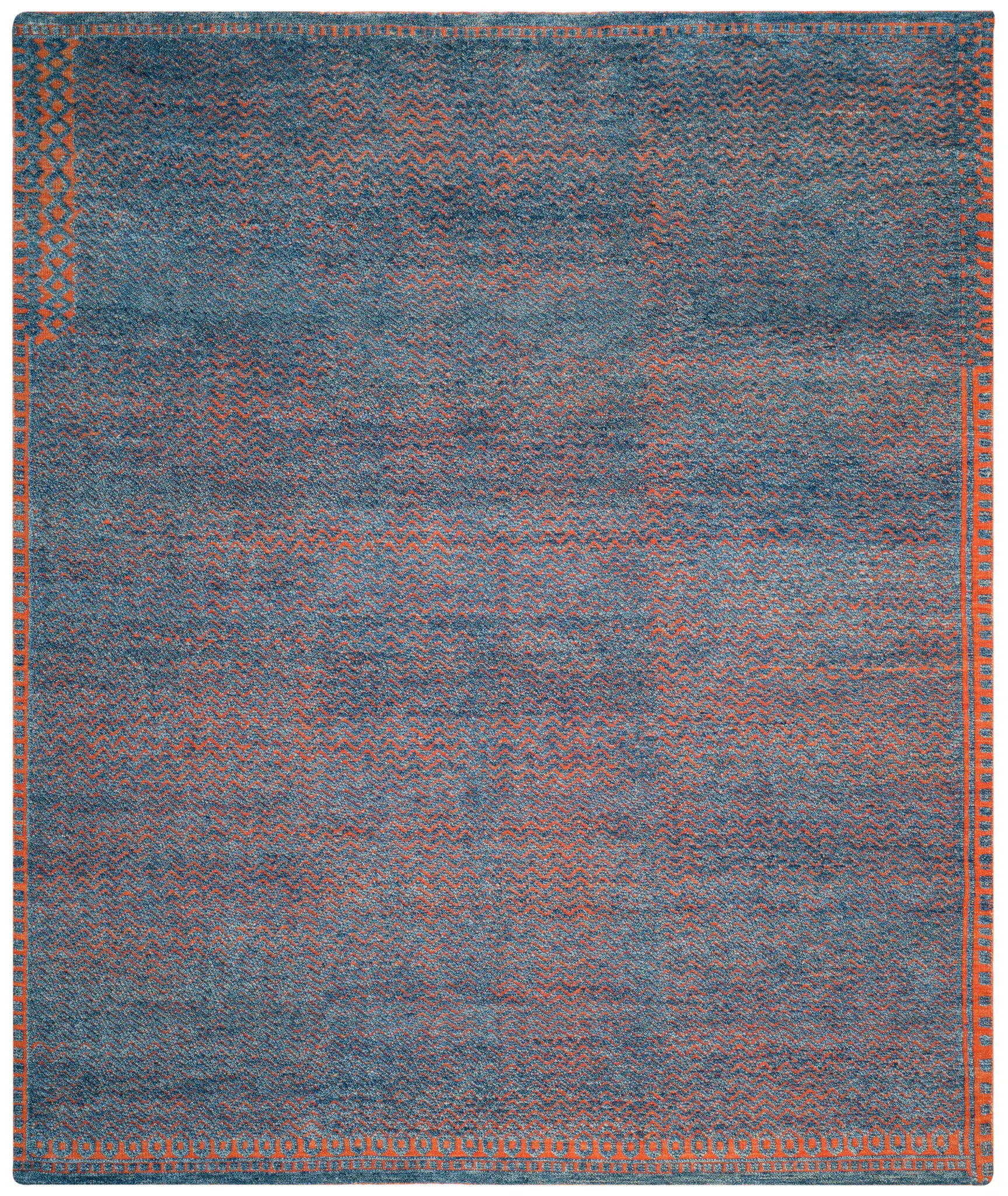 Castilla Chevron Hand-Knotted Wool Rug