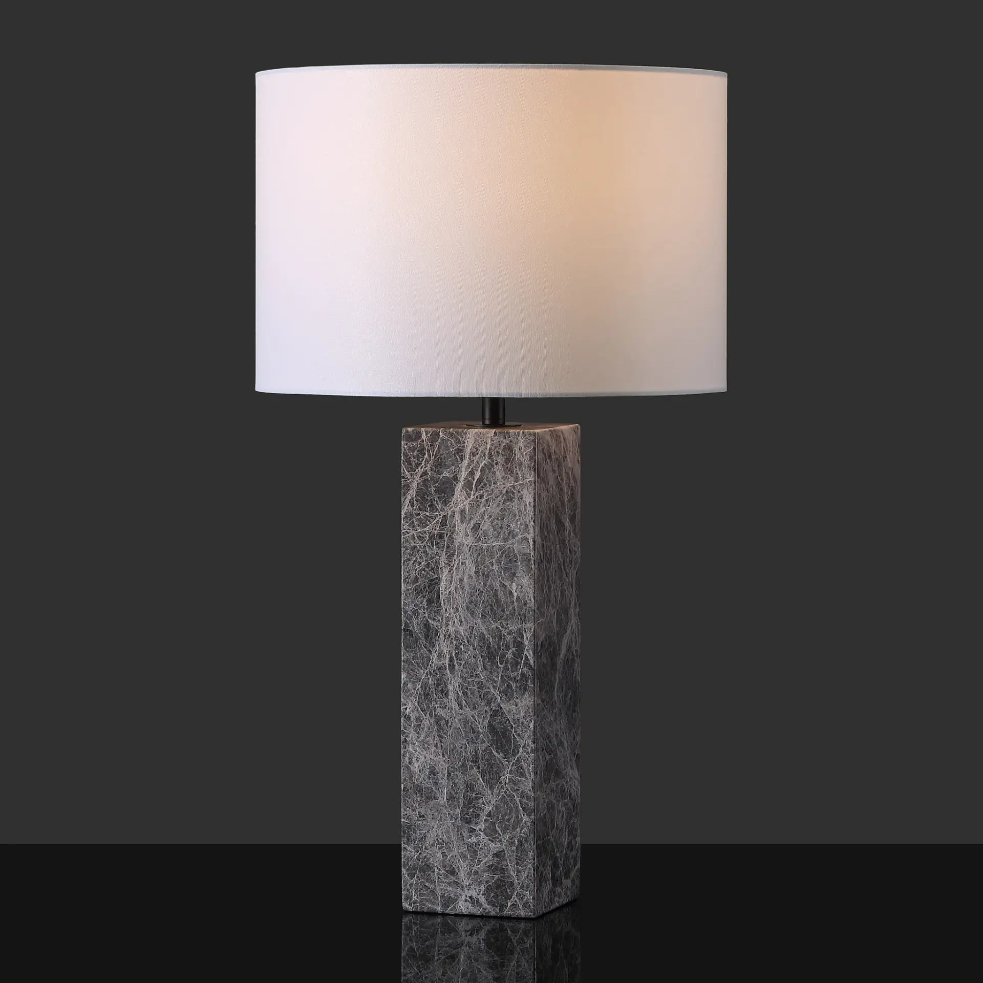 Poloma Square Marble Table Lamp