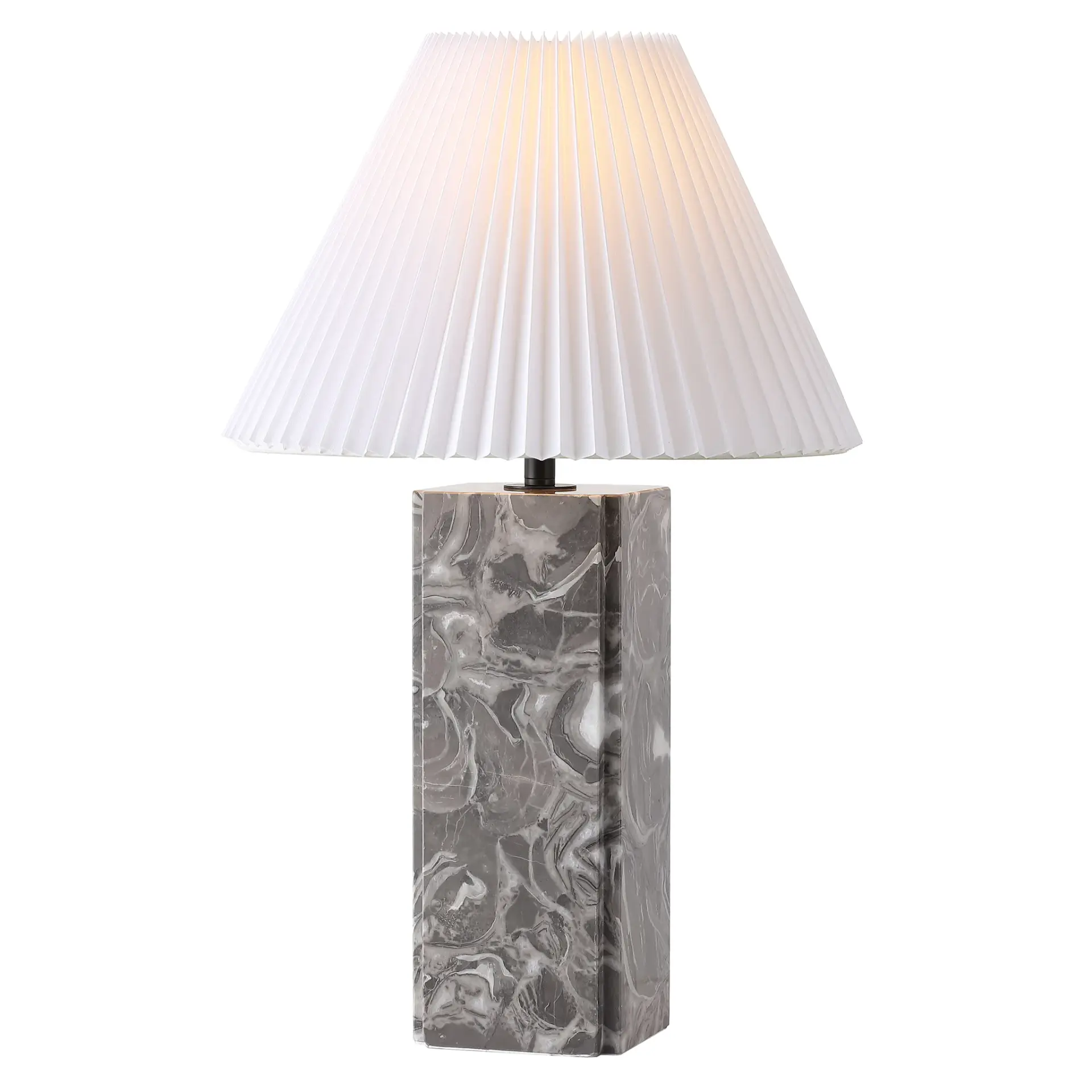 Mackenzie Square Marble Table Lamp
